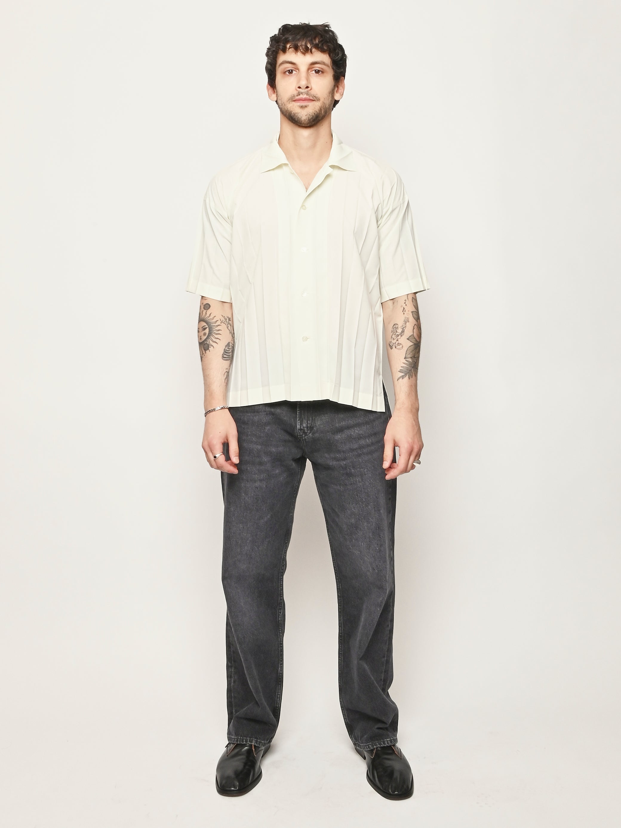 Homme Plisse Issey Miyake - Duomo Green Edge Shirt – Frances May