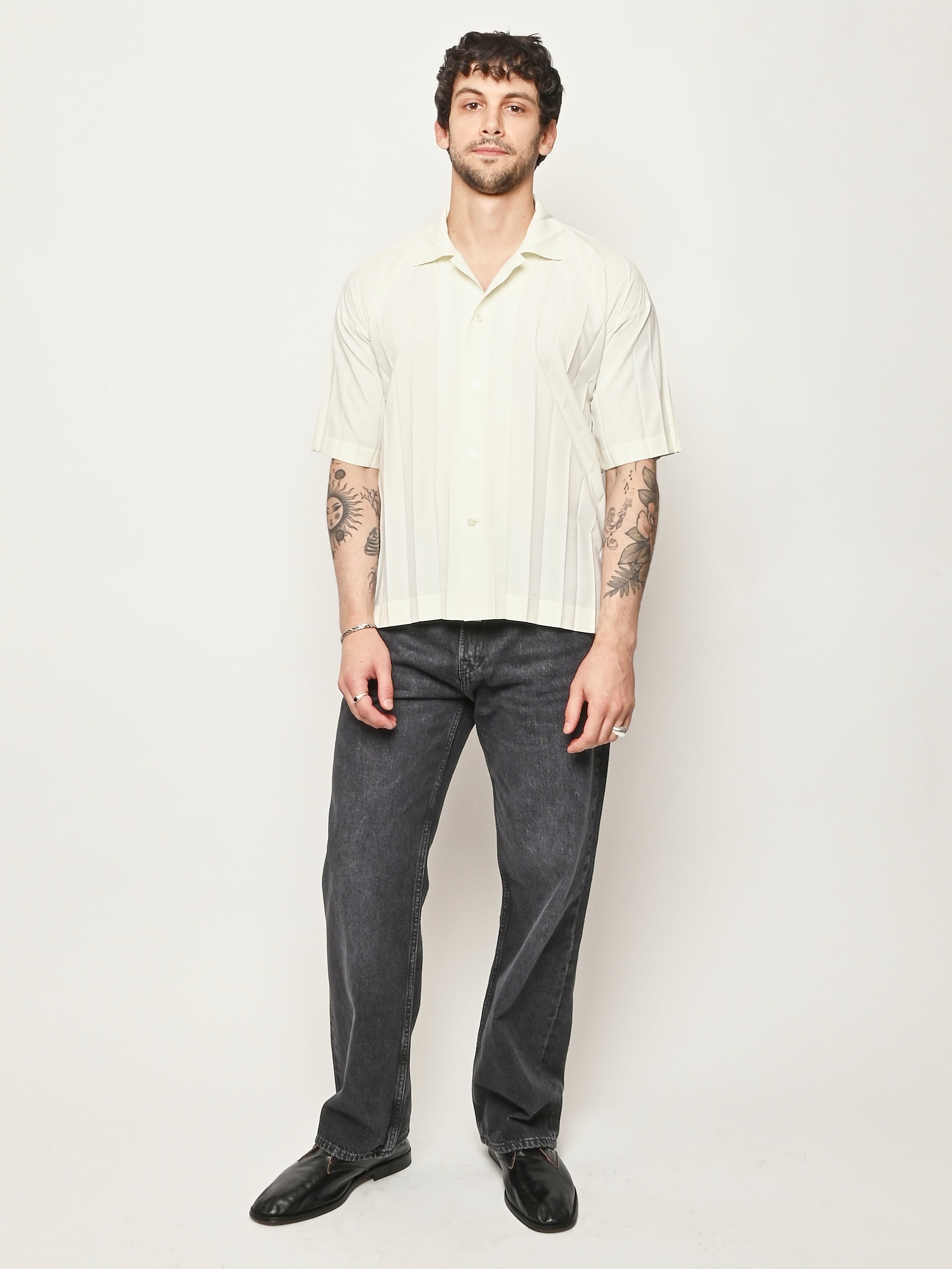 Homme Plisse Issey Miyake - Duomo Green Edge Shirt – Frances May
