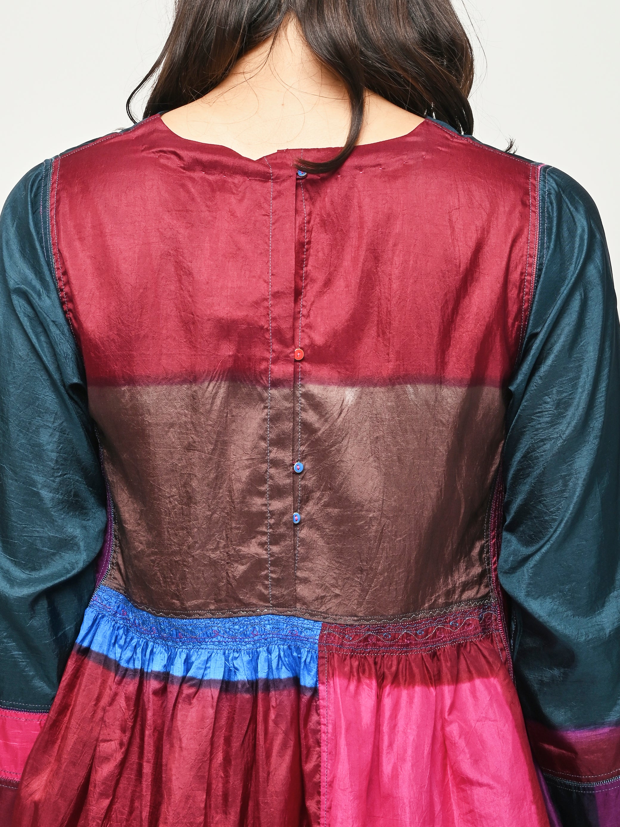 Injiri - Multi Silk Dress – Frances May