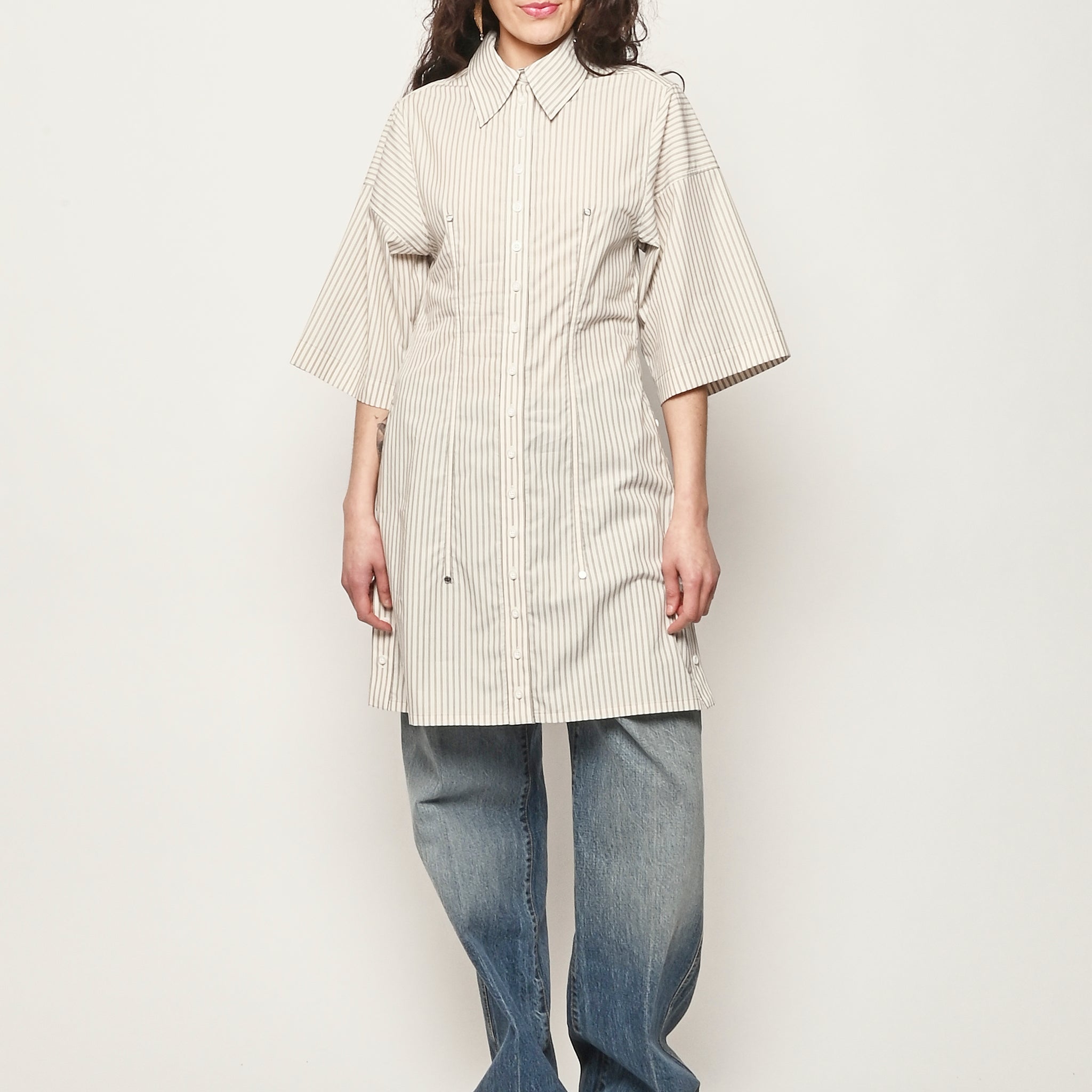 button down dress mini Jane Wade