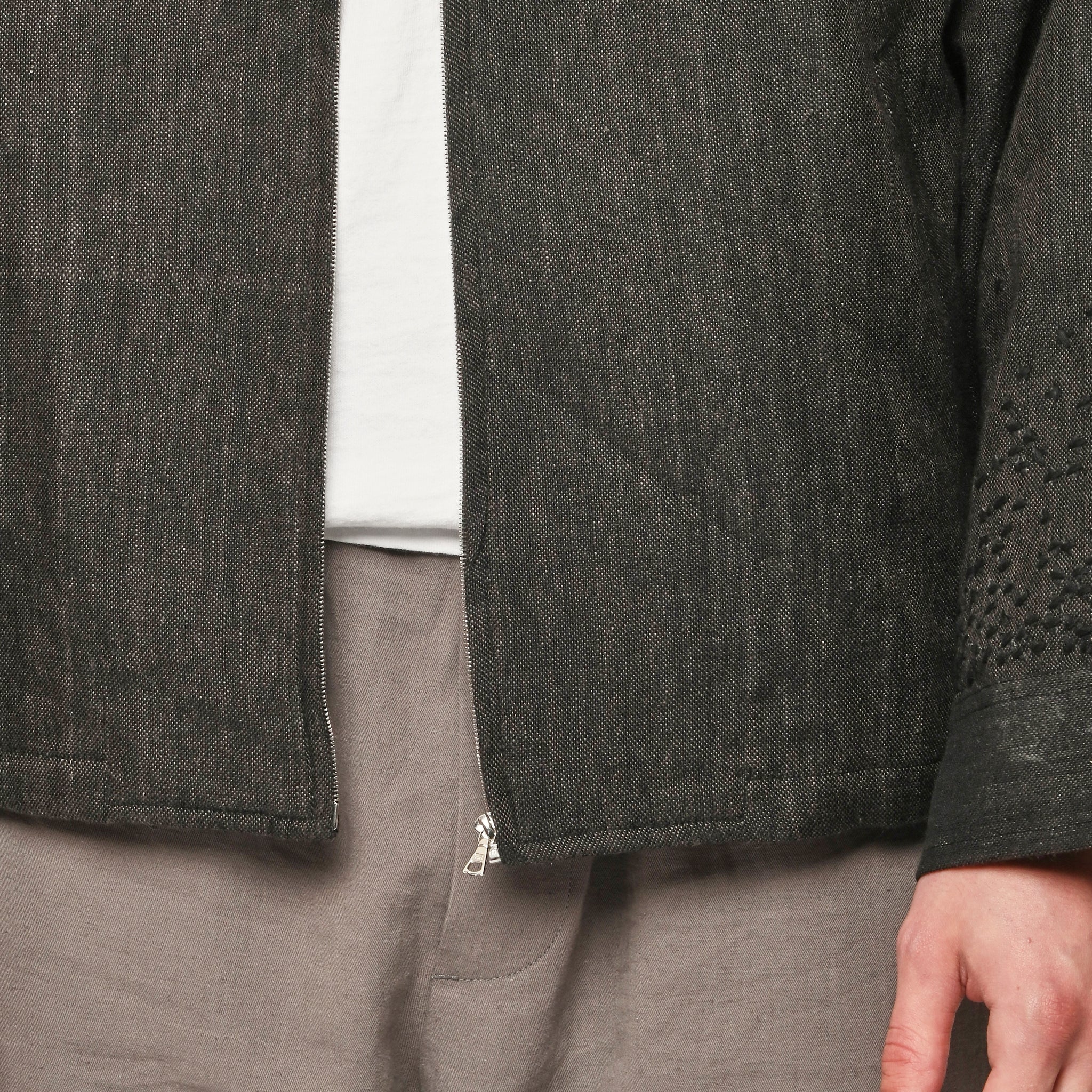 Kartik Research - Charcoal Zip Hoodie – Frances May