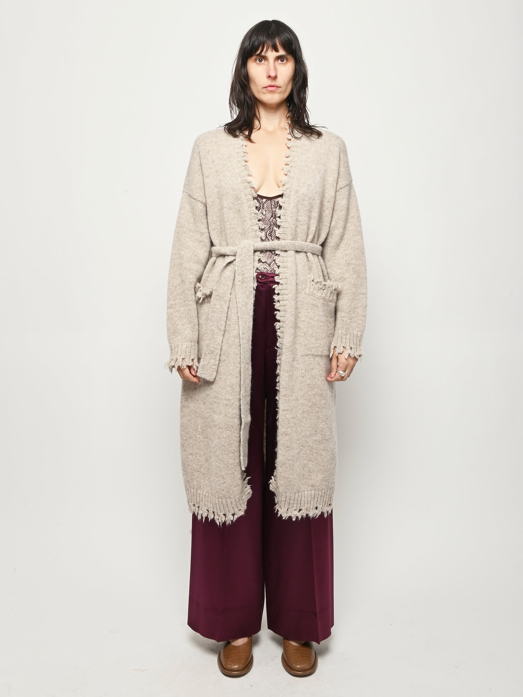 Lauren Manoogian - Aspen Fray Cardigan – Frances May