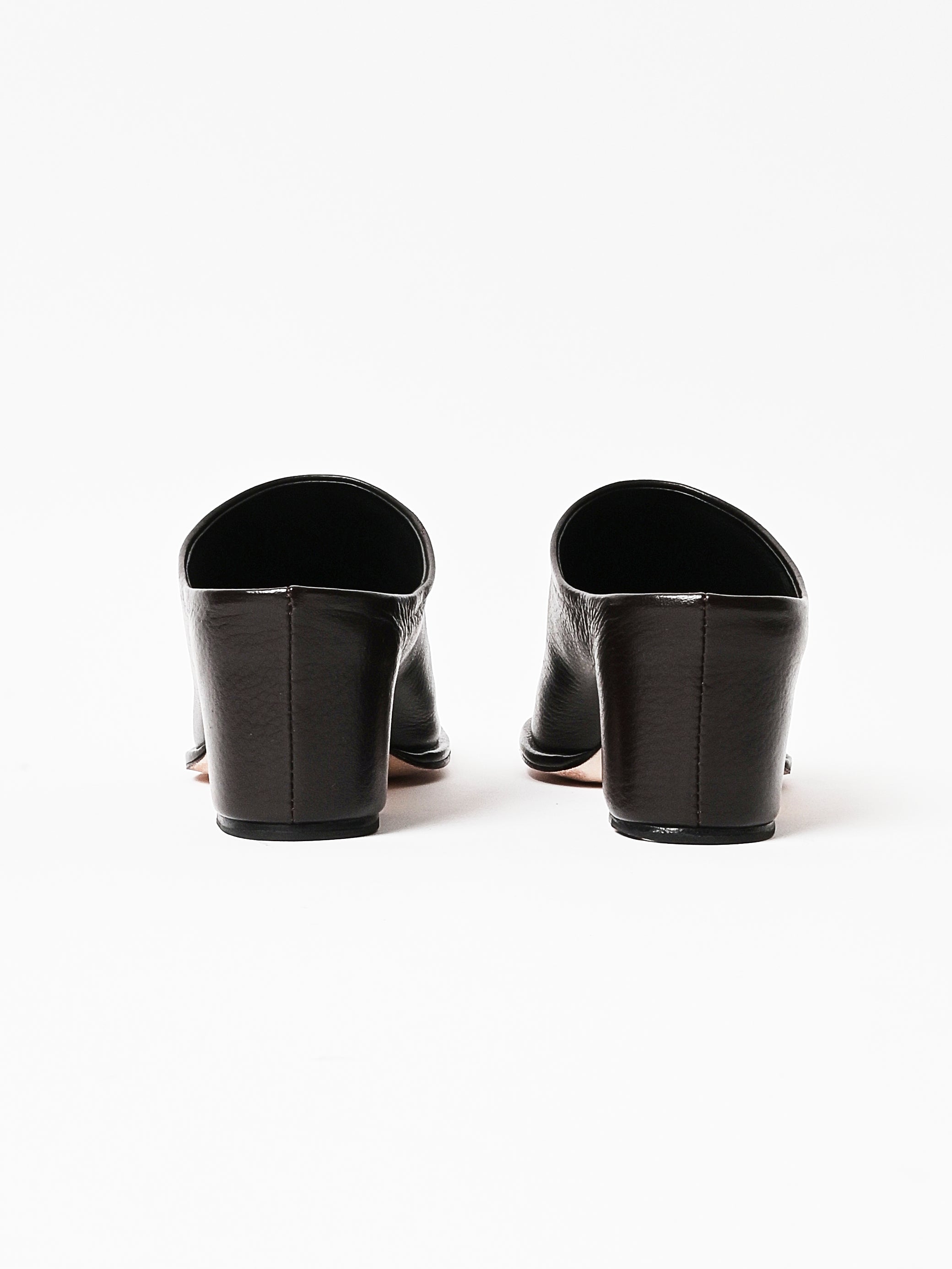 Lauren Manoogian - Espresso Square Arch Mule – Frances May