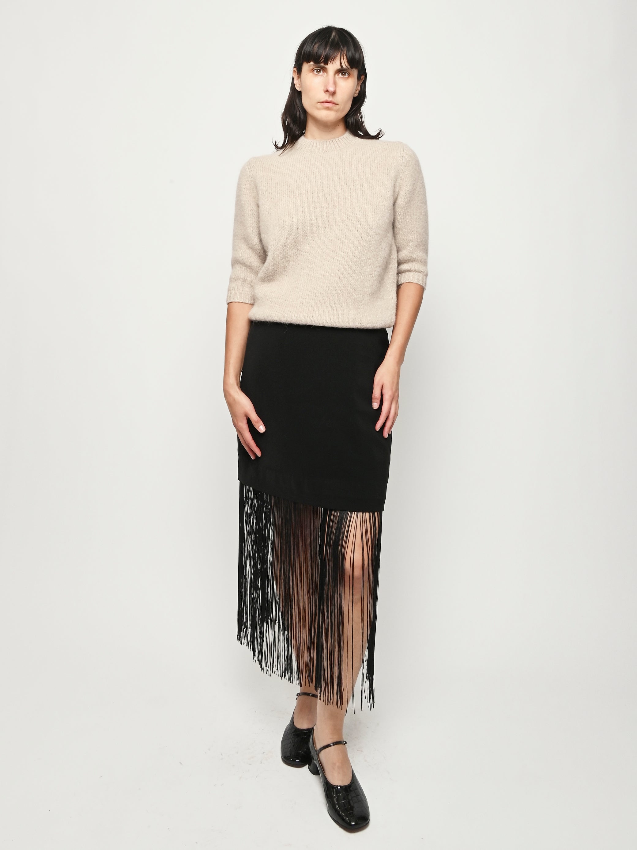 Laurs Kemp - Black Fringe Mini – Frances May