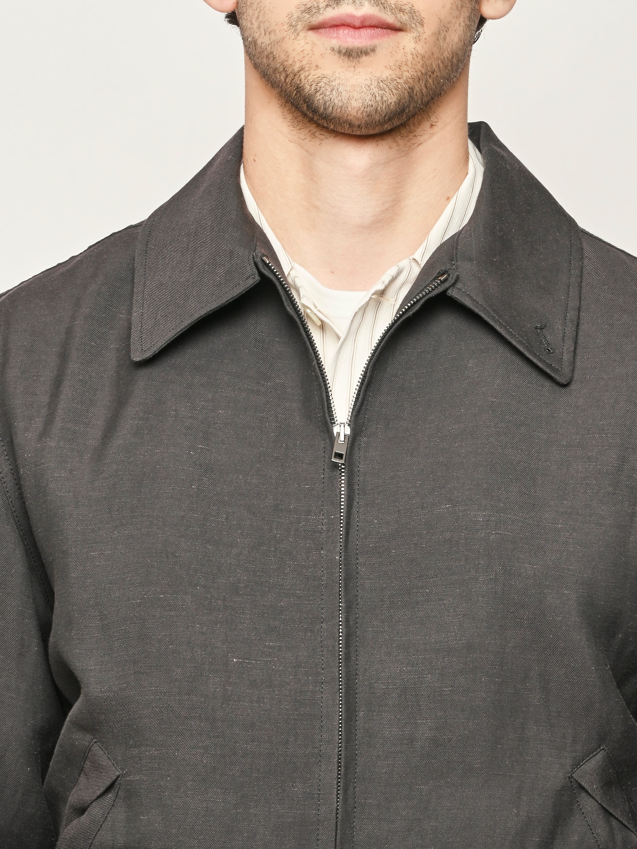 LEMAIRE - Ash Black Short Blouson – Frances May
