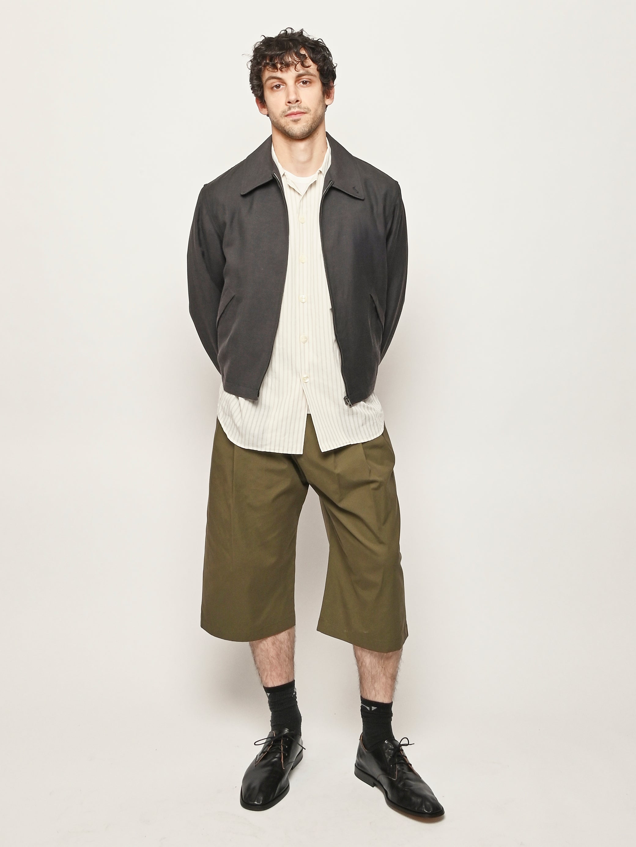 LEMAIRE - Ash Black Short Blouson – Frances May