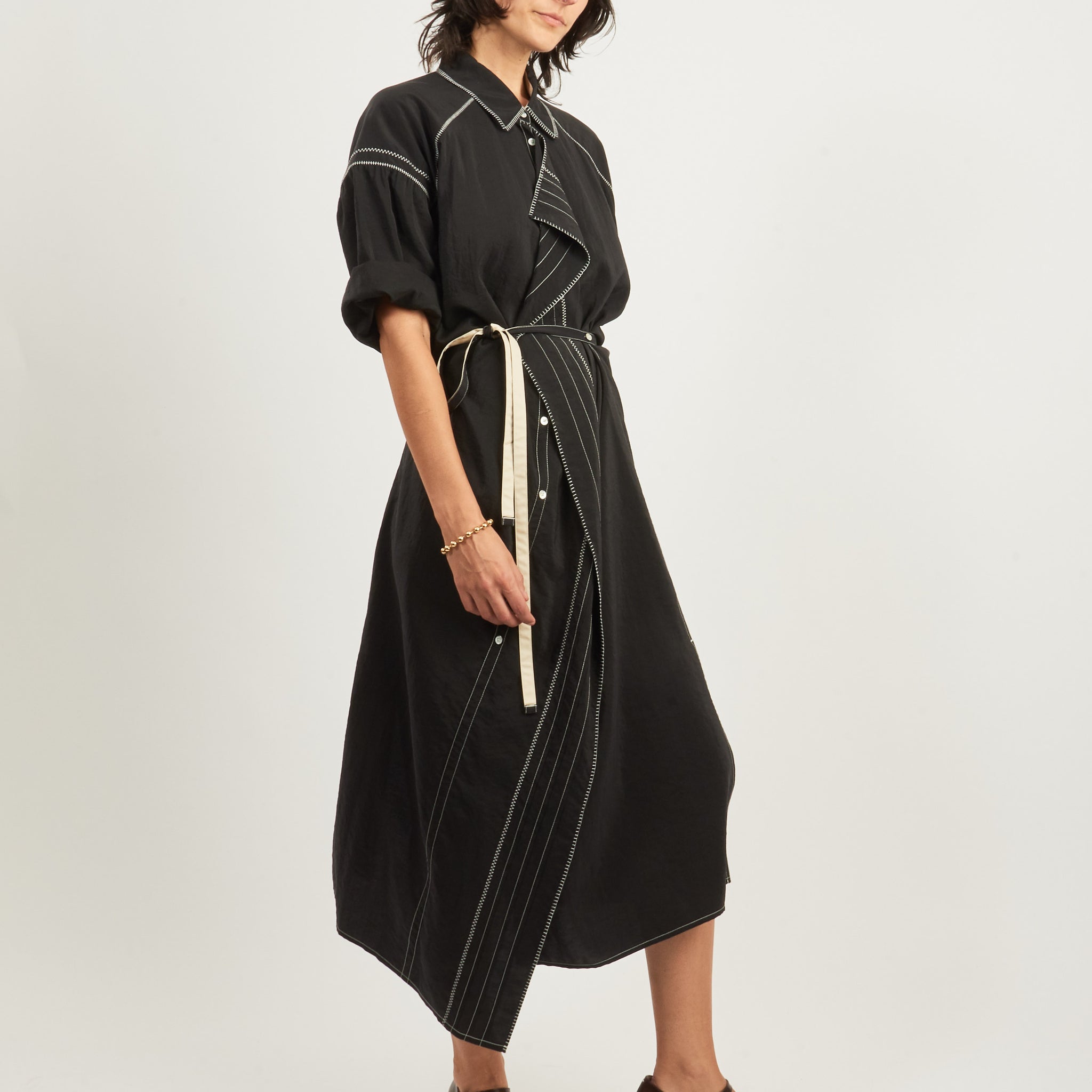 lemaire tie dress