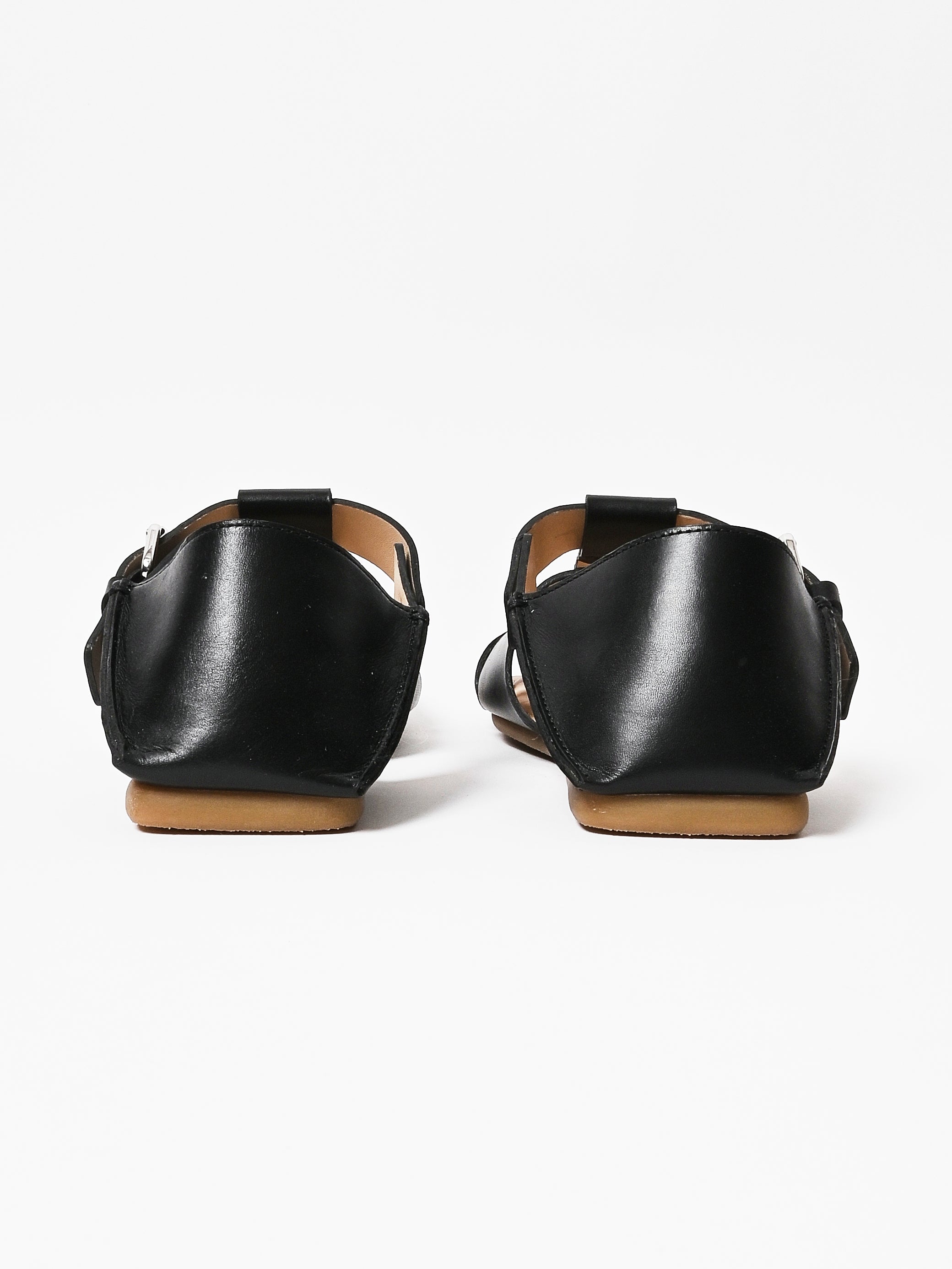LEMAIRE - Black Fisherman Slip On Sandals – Frances May