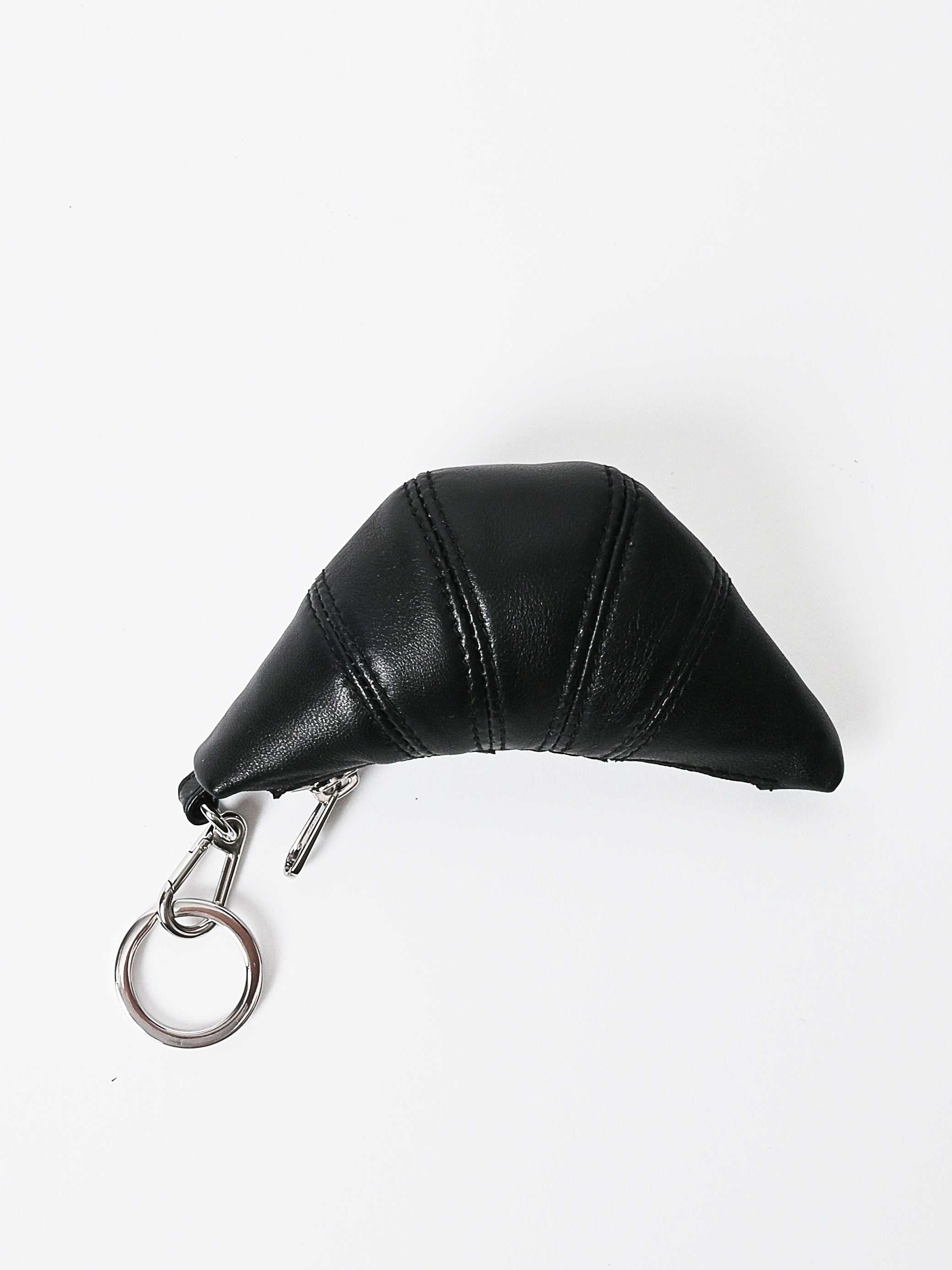 Lemaire キーリング MINI CROISSANT KEYRING LEMAIRE - Black Mini Croissant Keyring – Frances May