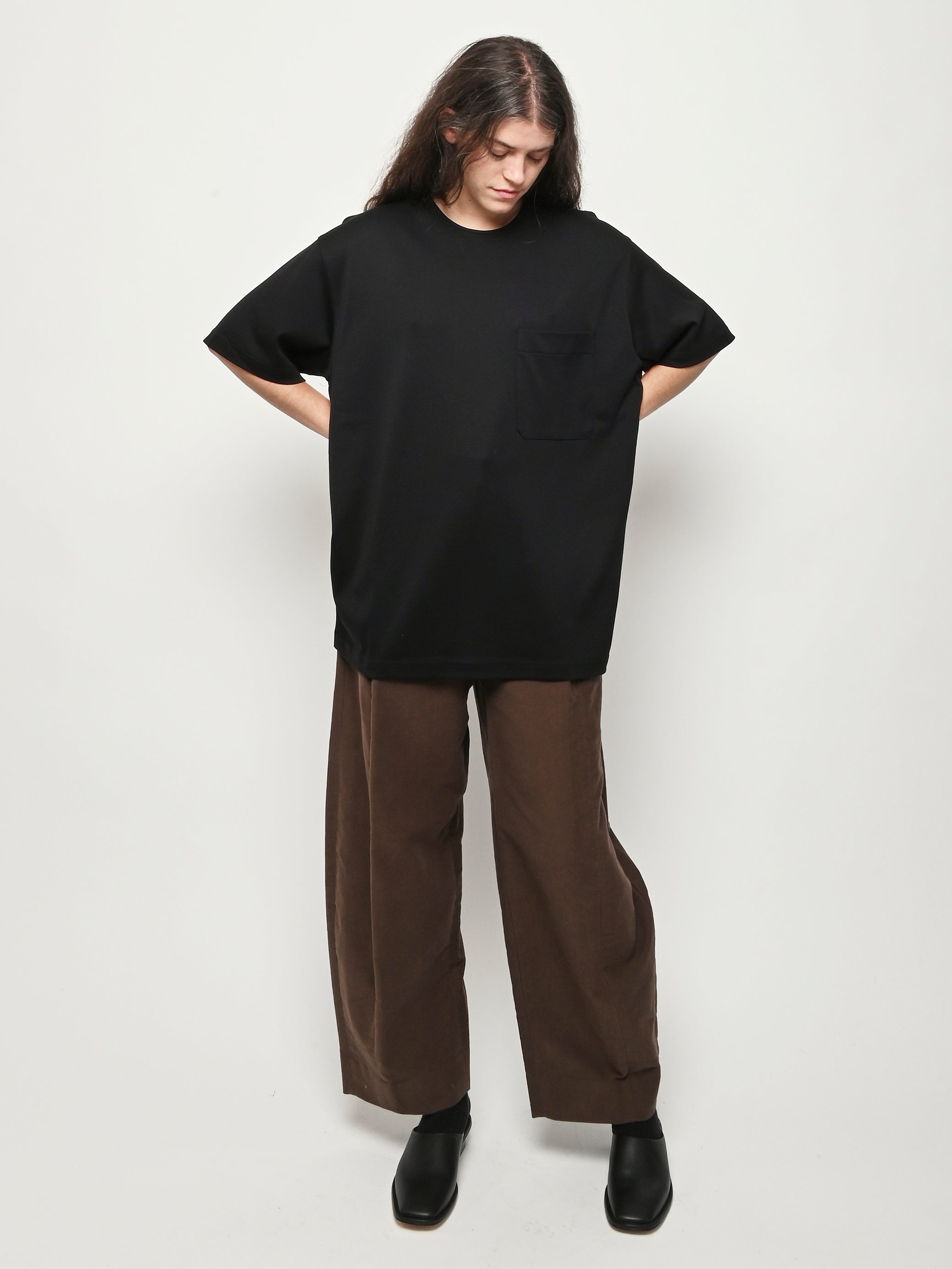 LEMAIRE - Black Relaxed T-Shirt – Frances May