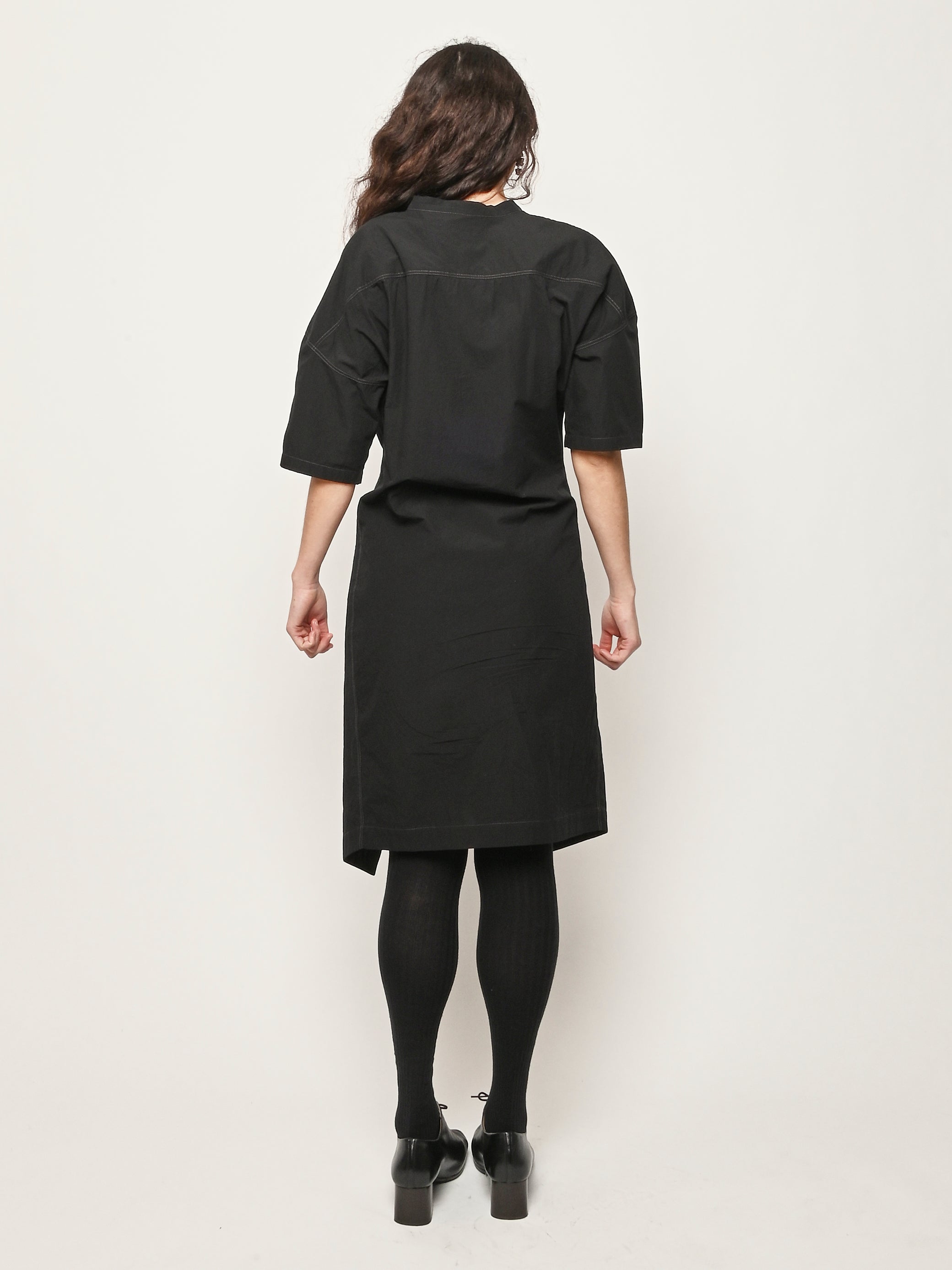 LEMAIRE - Black Soft Collar Dress – Frances May