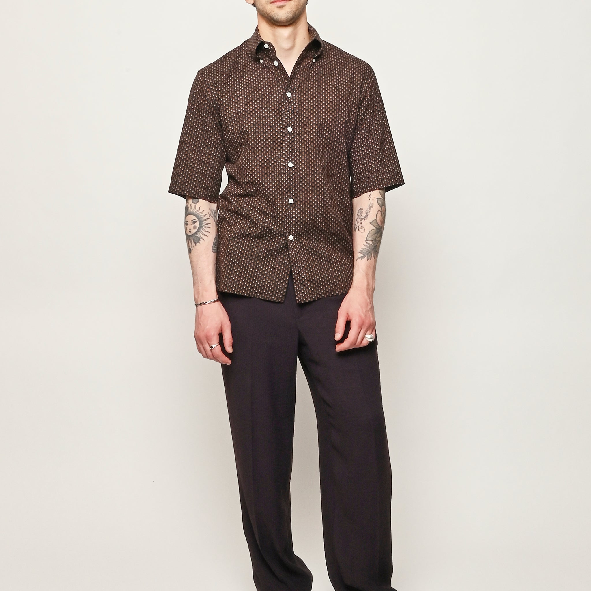 tobacco brown shirt Brown/Tobacco Short Sleeve Shirt