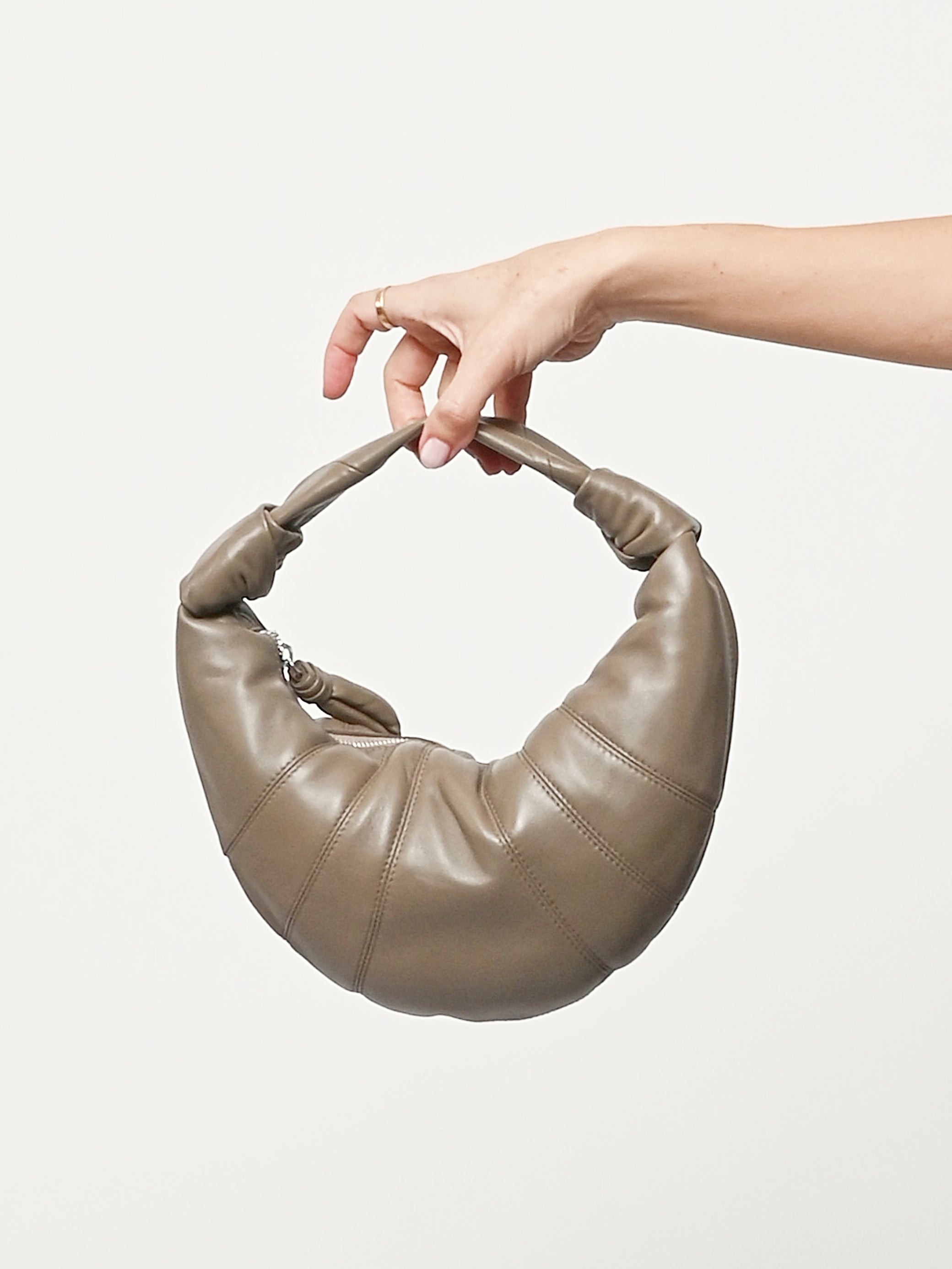 LEMAIRE - Dark Khaki Mini Fortune Croissant Bag – Frances May