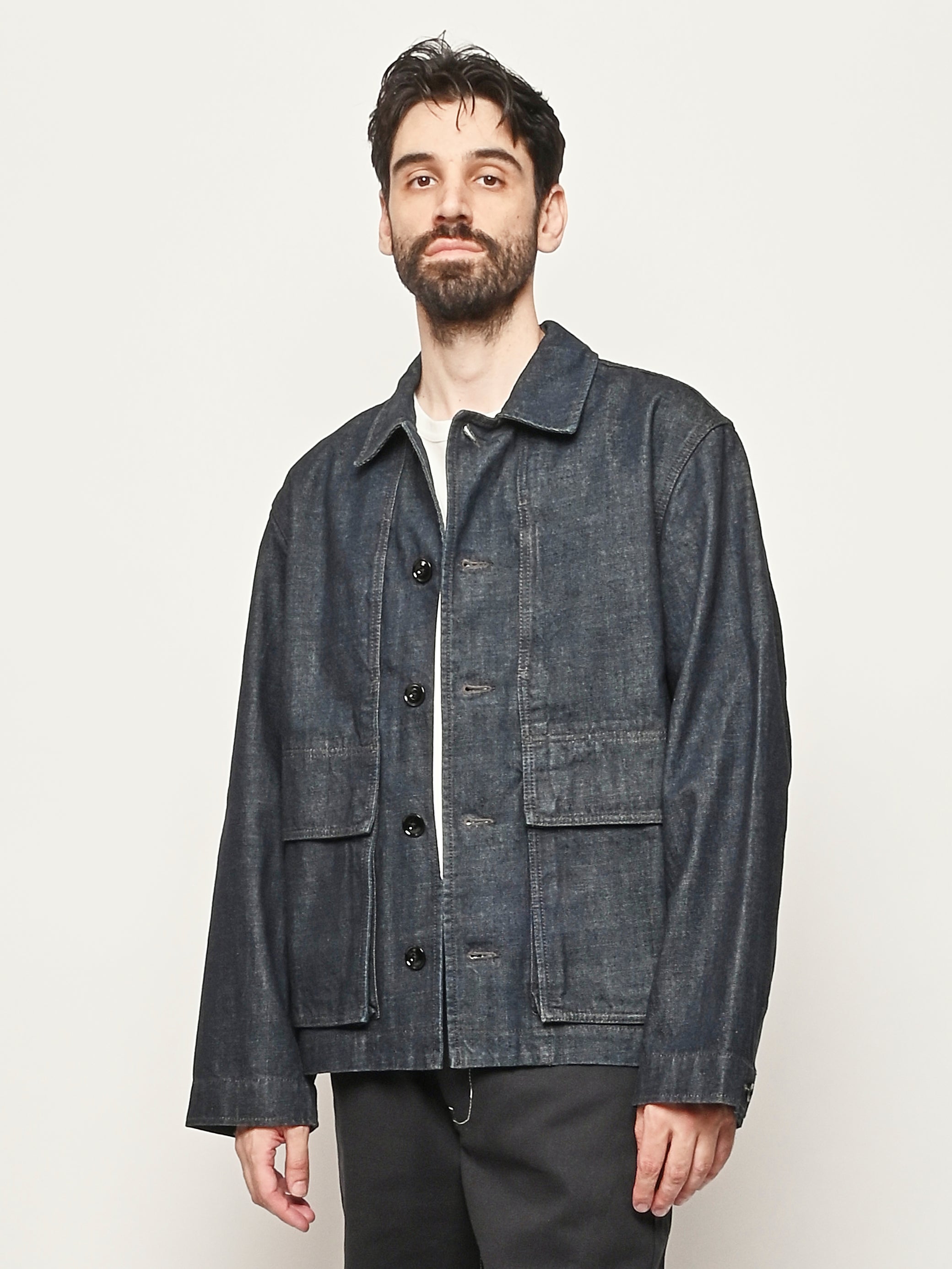 LEMAIRE - Denim Indigo Boxy Jacket – Frances May