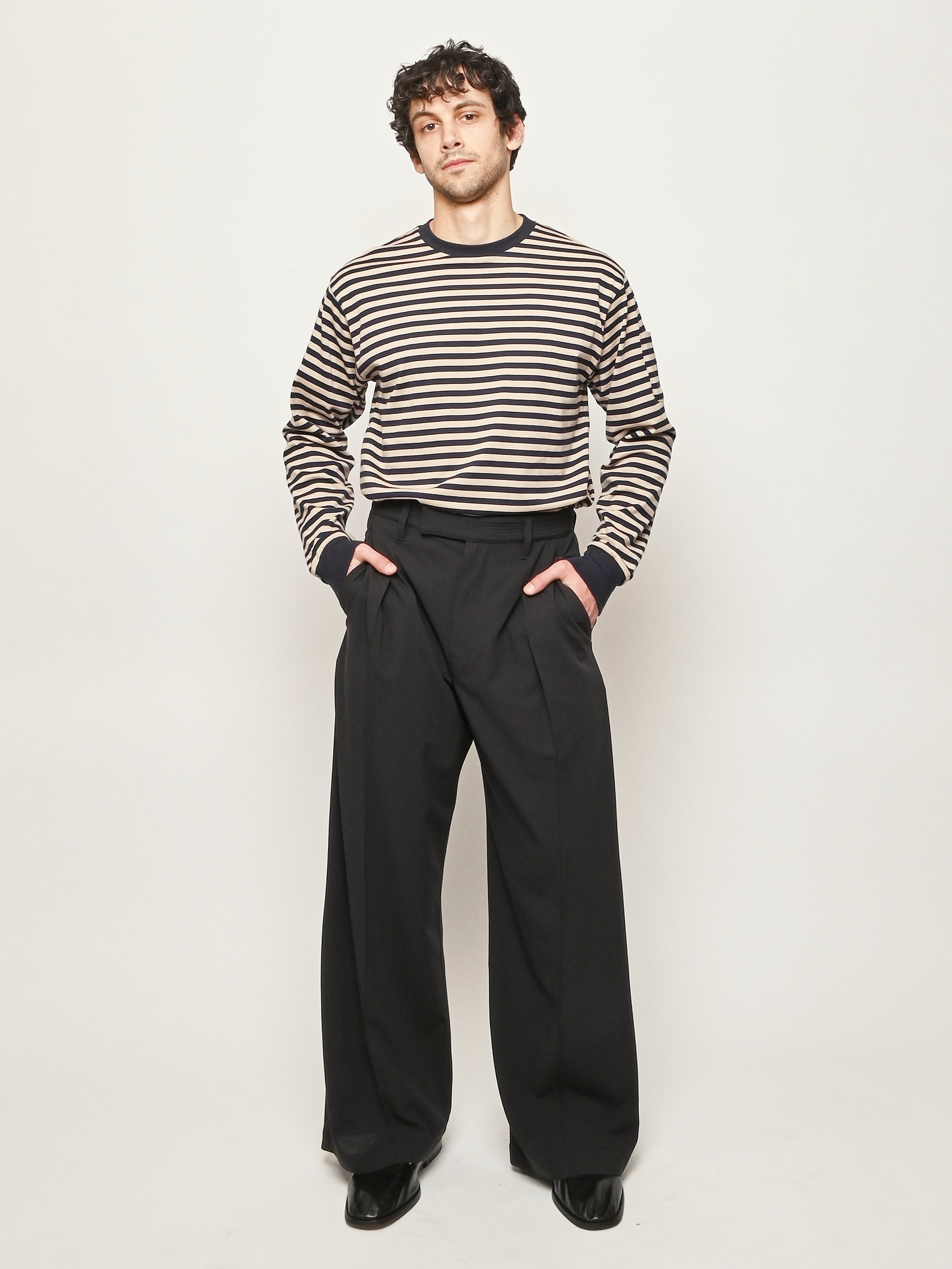 LEMAIRE - Onyx Single Pleat Pants – Frances May