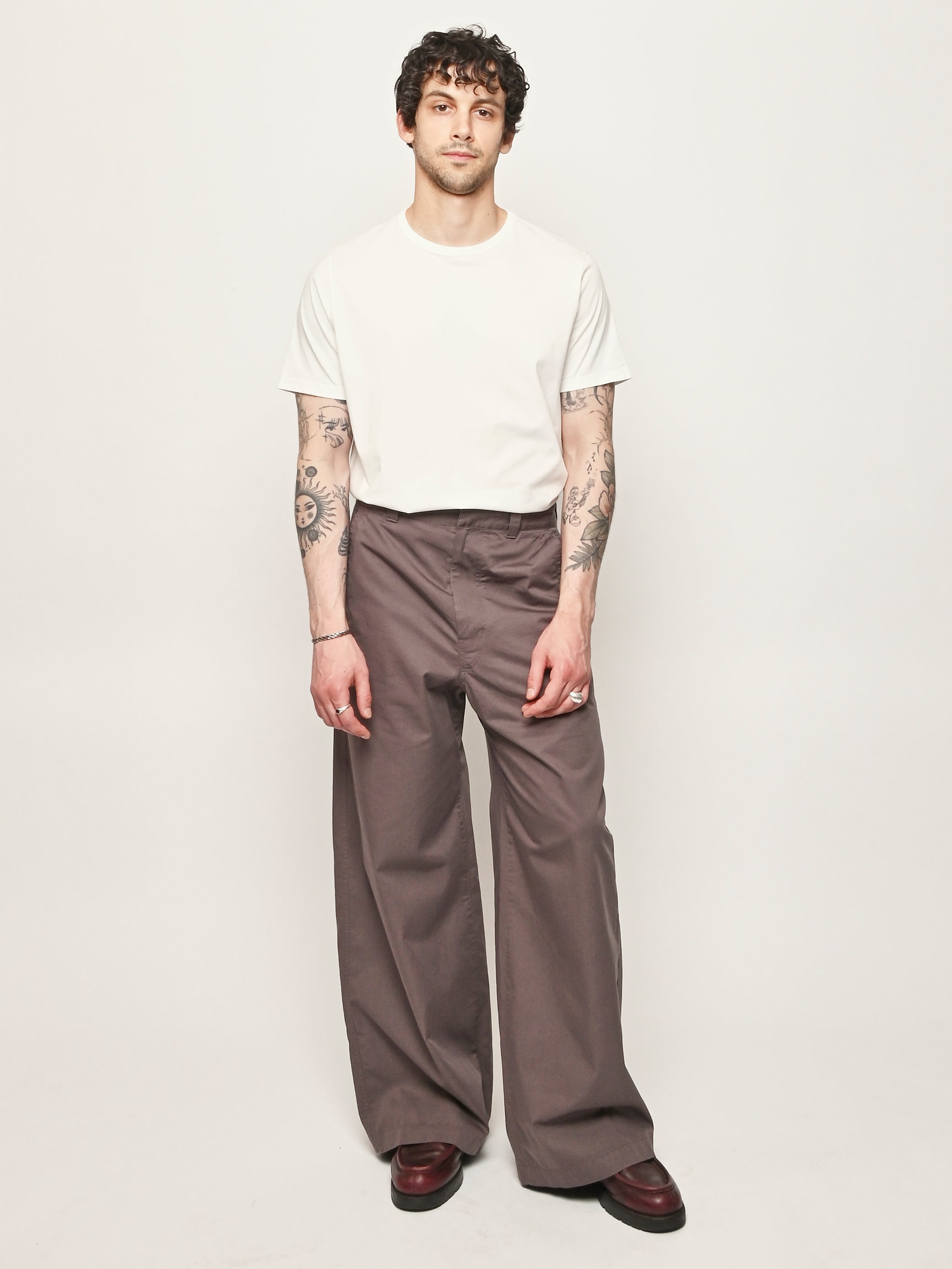 LEMAIRE - Purple Iris Straight Fit Pants – Frances May