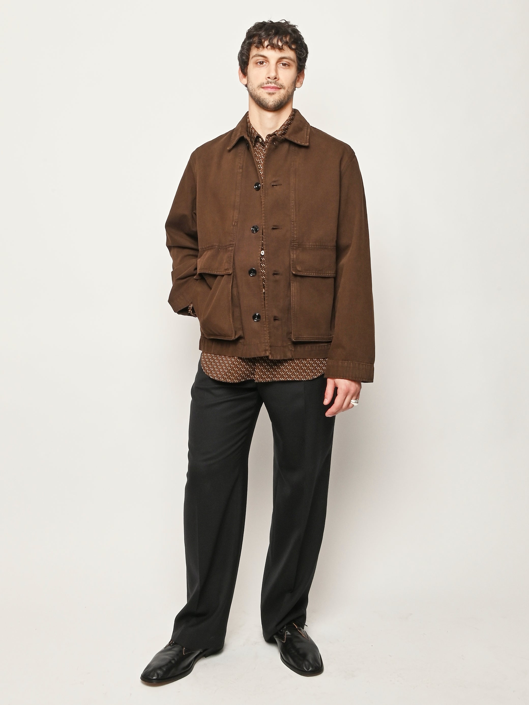 ジャケット・アウター LEMAIRE BOXY JACKET LEMAIRE - Ristretto Boxy Jacket – Frances May