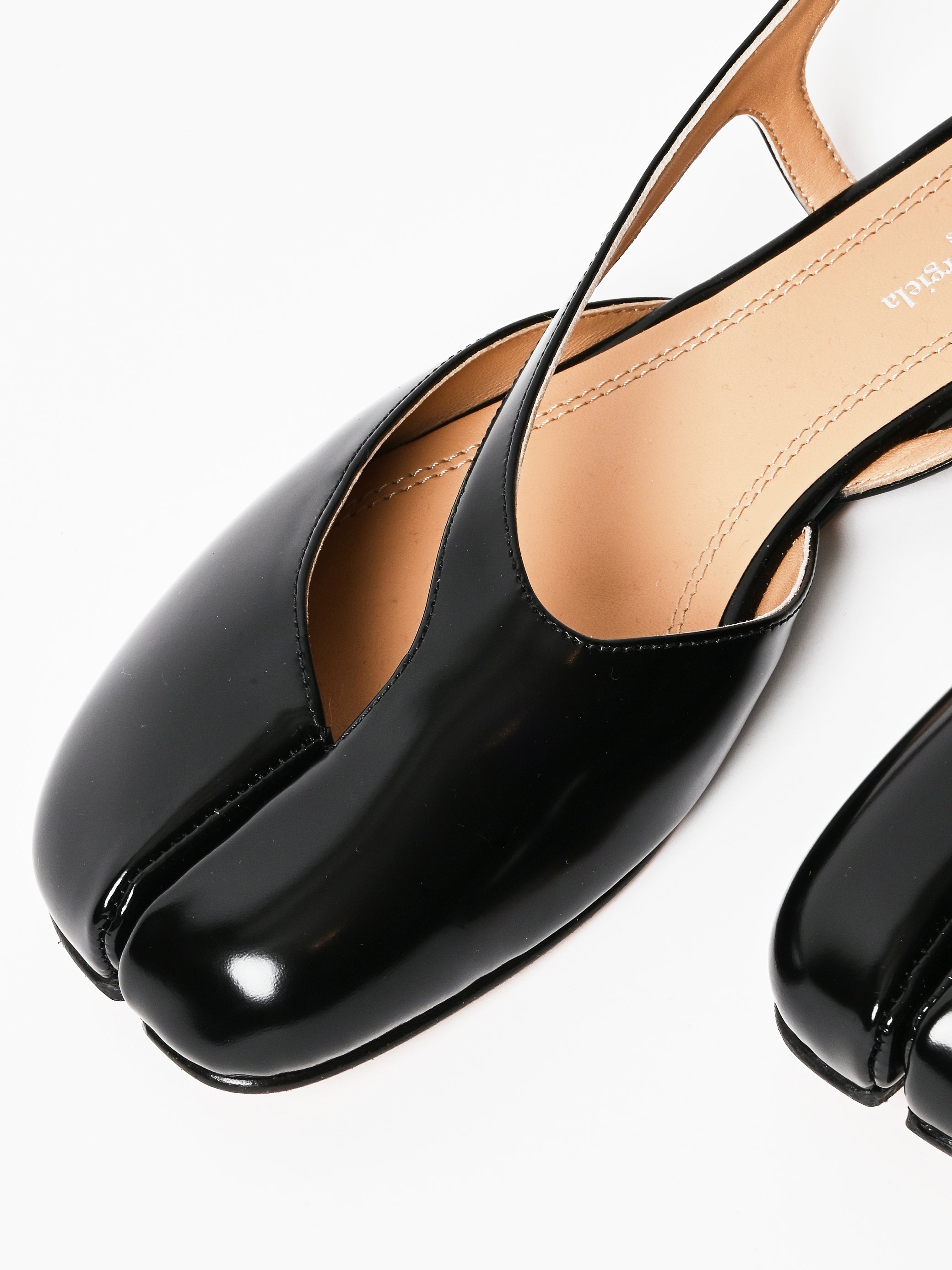 Maison Margiela - Black Tabi Slingback Sandal – Frances May