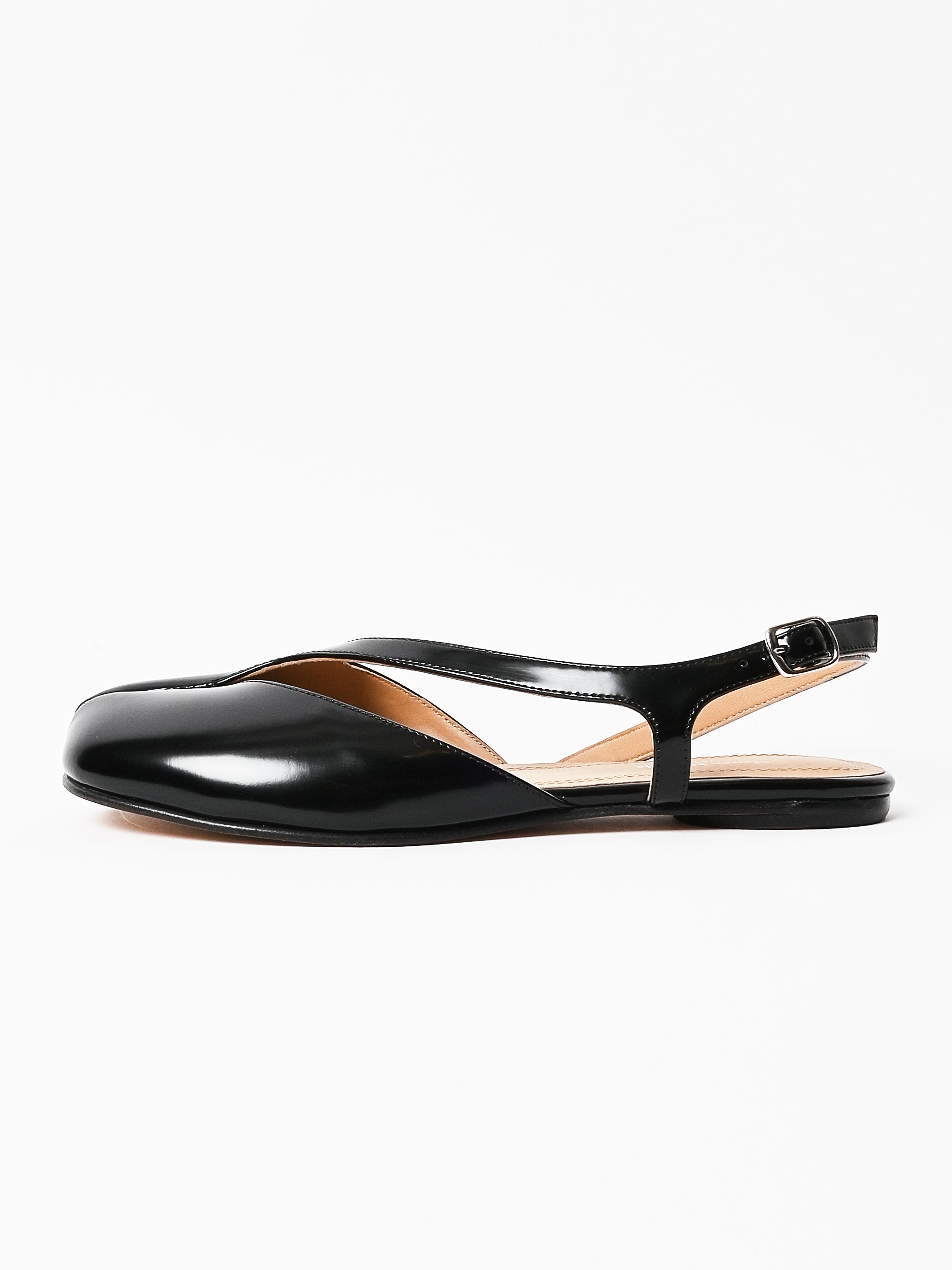 【新品】21ss MaisonMargiela Tabi 40 3cmヒール 黒 Maison Margiela - Black Tabi Slingback Sandal – Frances May