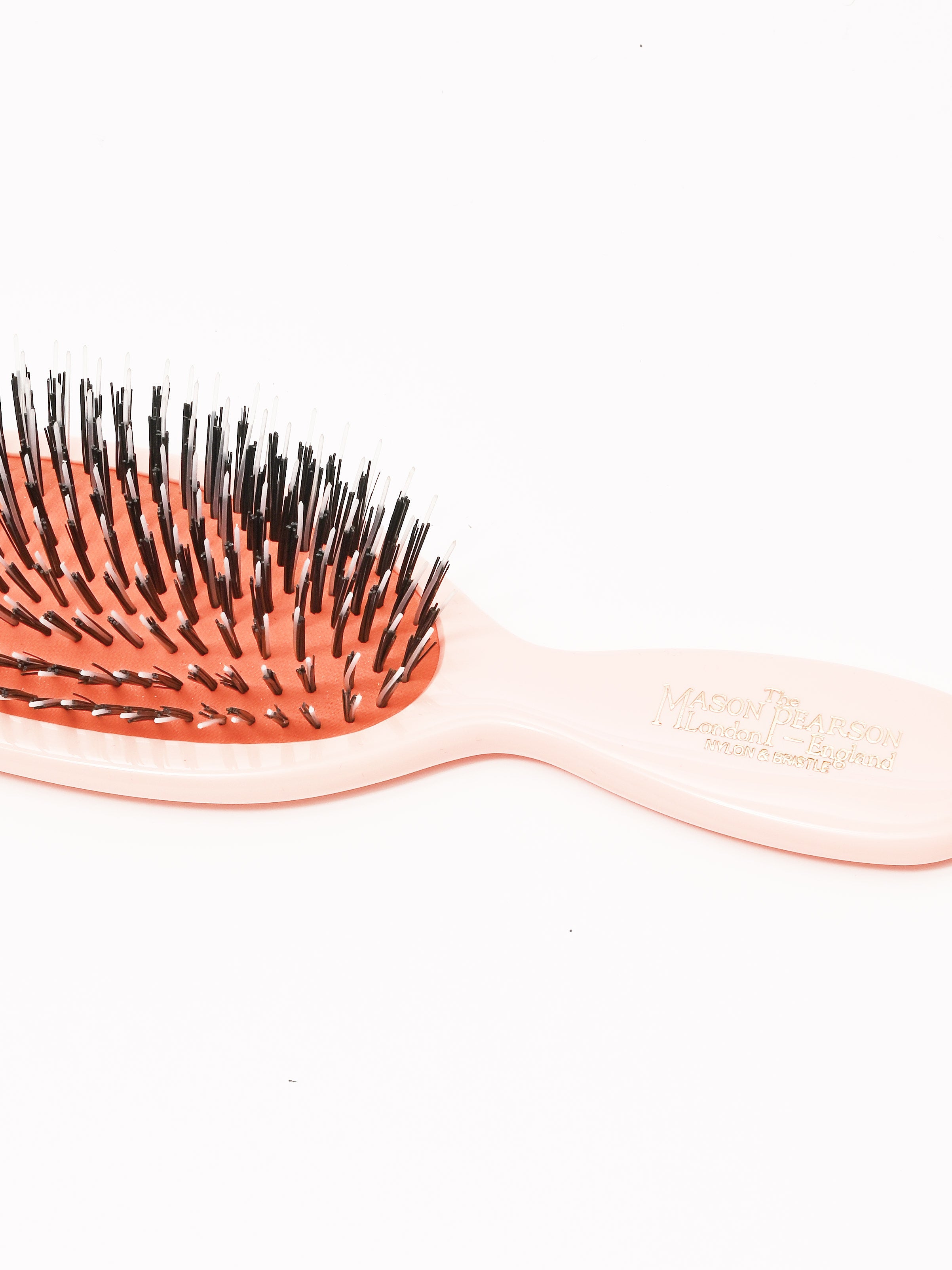 Mason Pearson ポケットブリッスル ピンク Mason Pearson - Pink Pocket Bristle & Nylon Hair Brush – Frances May