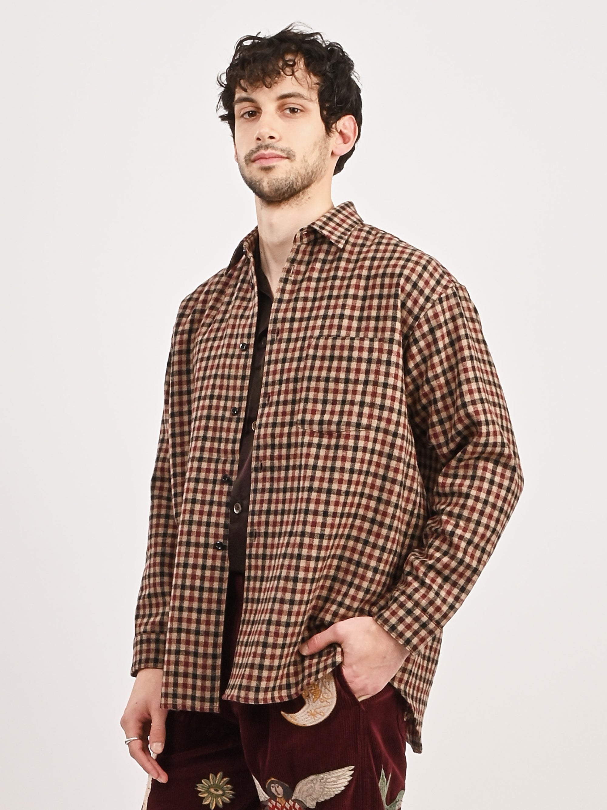 Monitaly - Dasa Check Red Garson L/S Shirt – Frances May