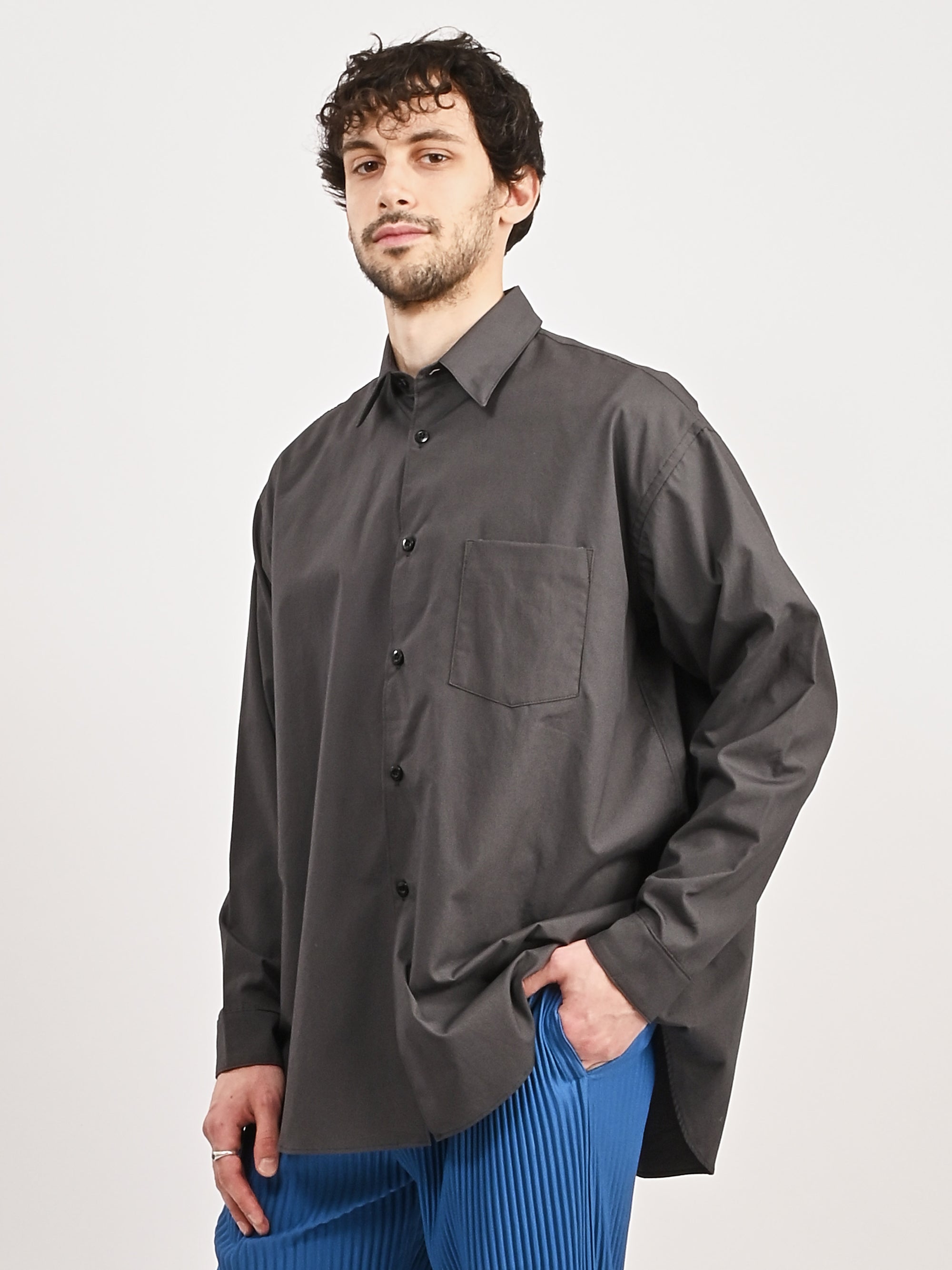 Monitaly - Vancloth Oxford Charco Garson L/S Shirt – Frances May