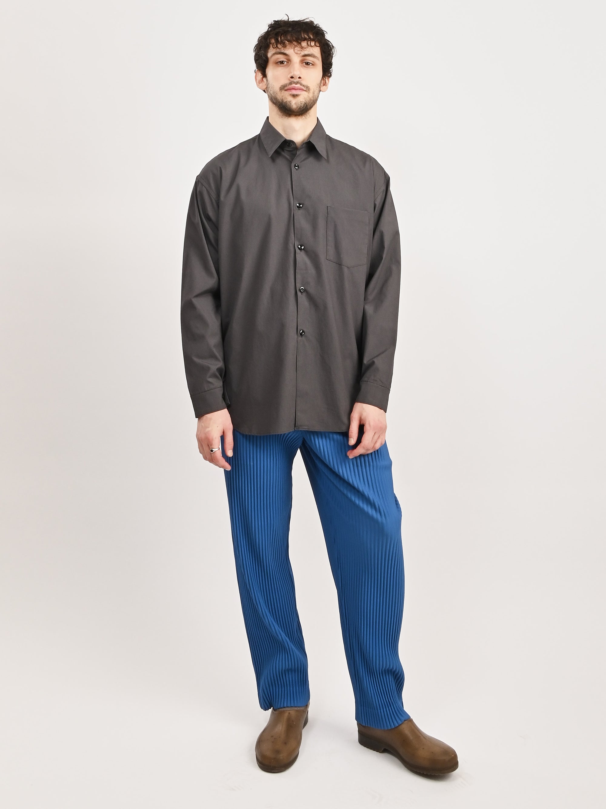Monitaly - Vancloth Oxford Charco Garson L/S Shirt – Frances May