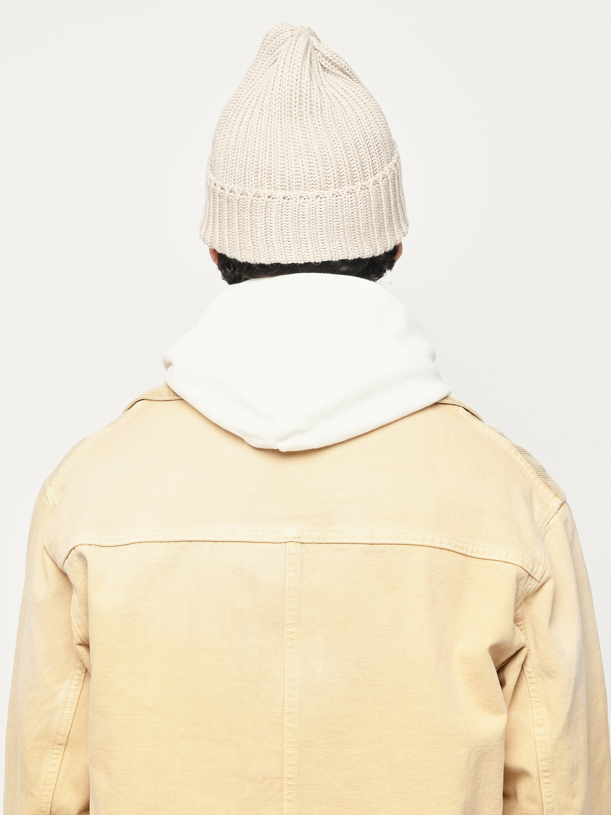 Needles - Beige Merino Wool Watch Cap – Frances May