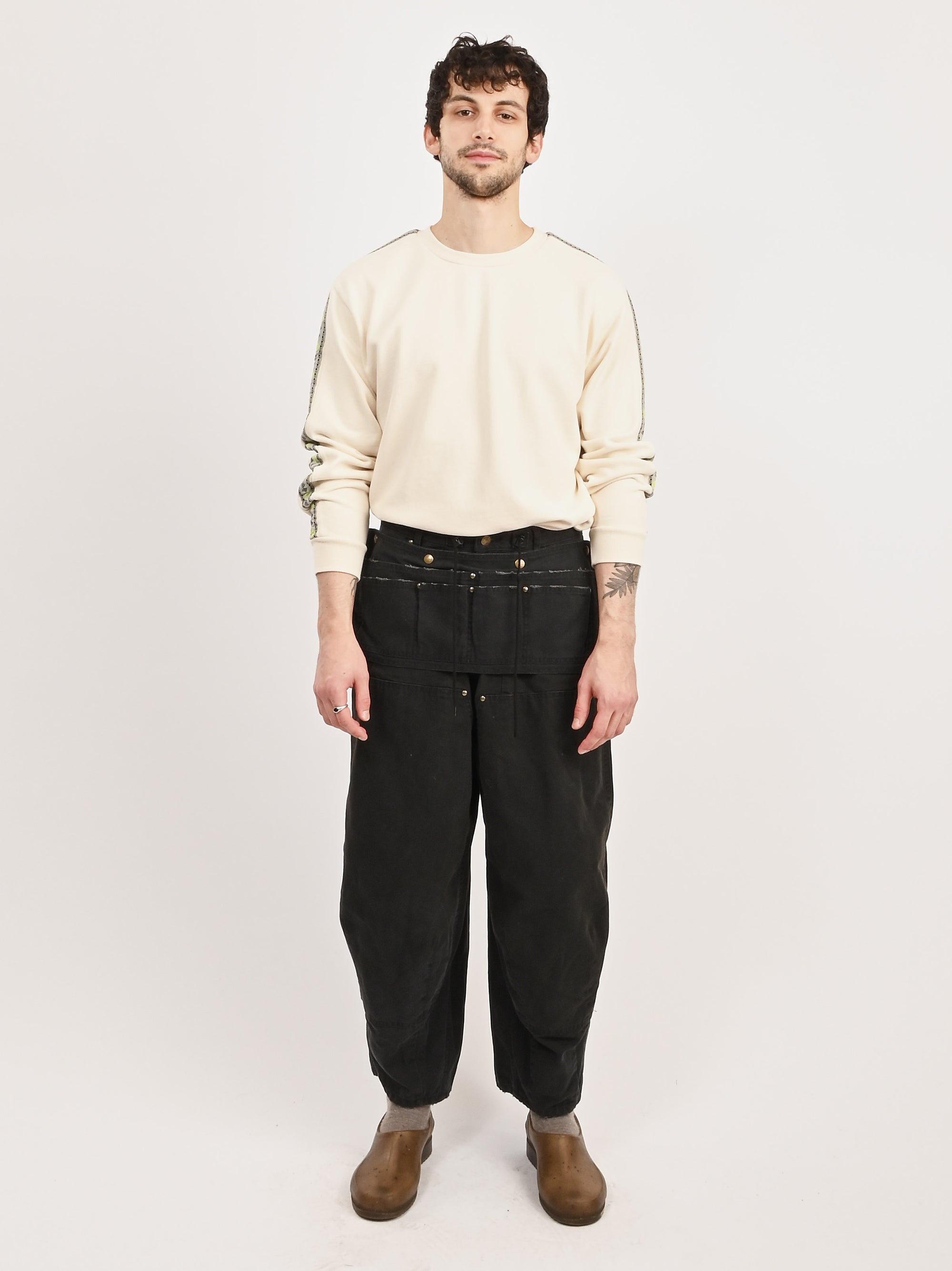 Needles - Black H.D Apron Pant – Frances May