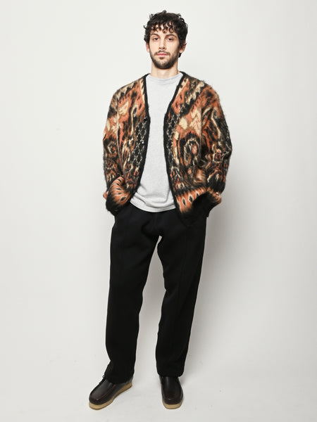 美品 正規 YOKE LOOSED MOHAIR CARDIGAN 915P▲ Needles - Black Paisley Mohair Cardigan – Frances May