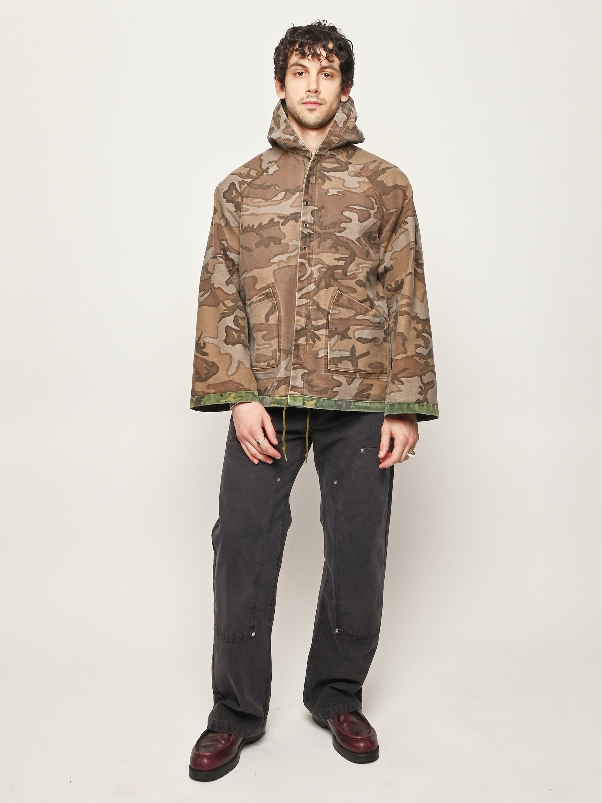 Needles - Camo Twill Reversible Hooded Coat – Frances May