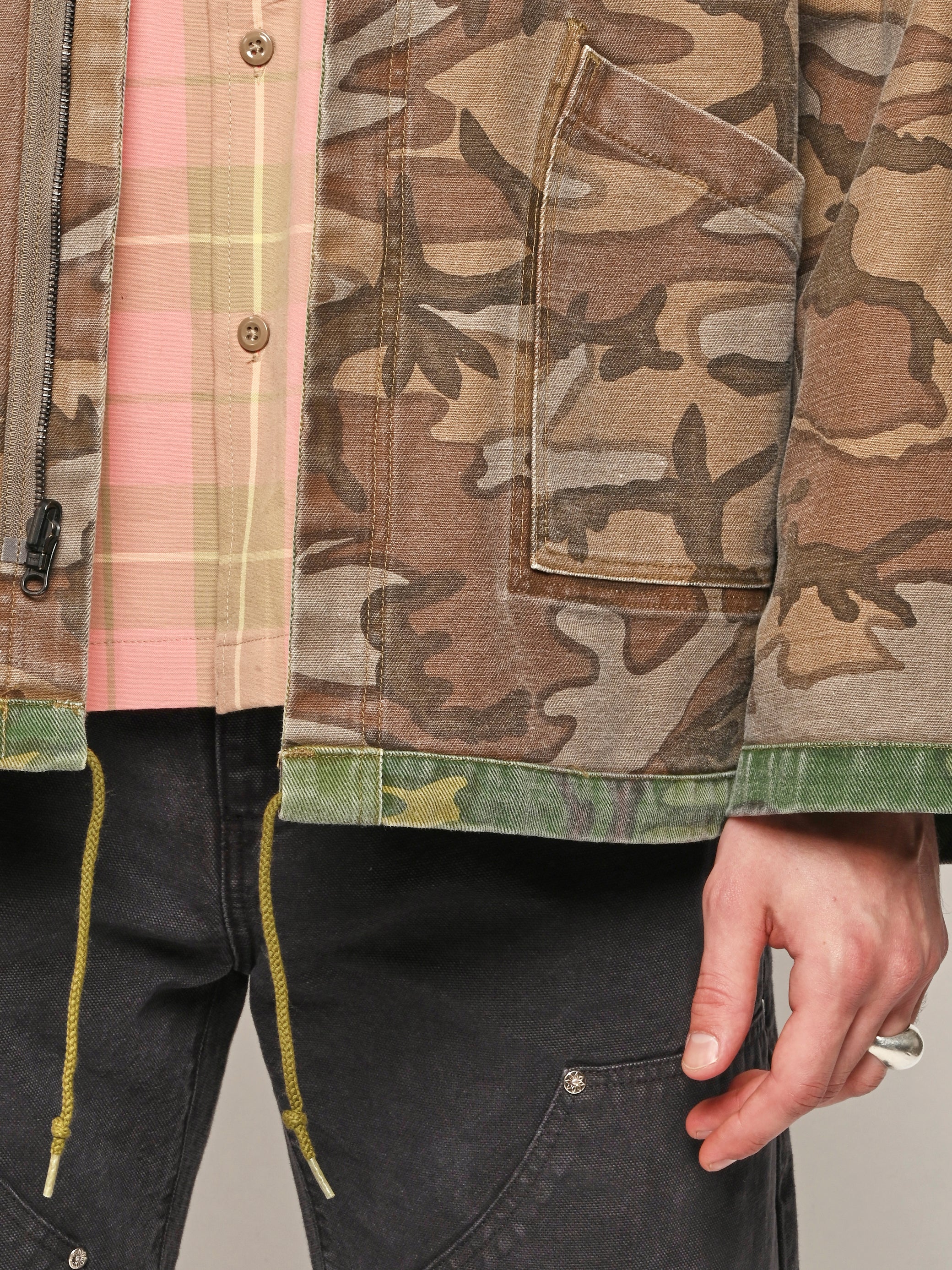 Needles - Camo Twill Reversible Hooded Coat – Frances May