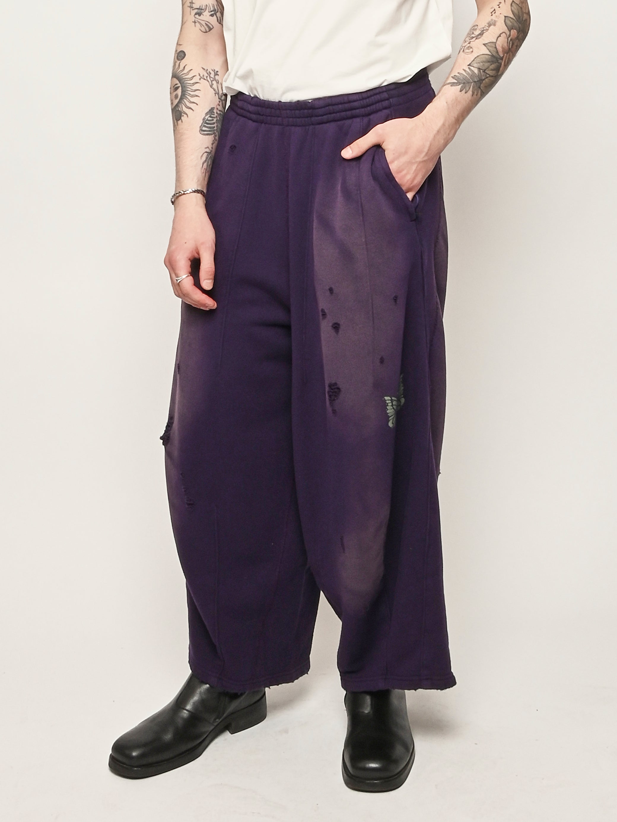Needles - Purple Deconstructed H.D. Sweat Pant – Frances May