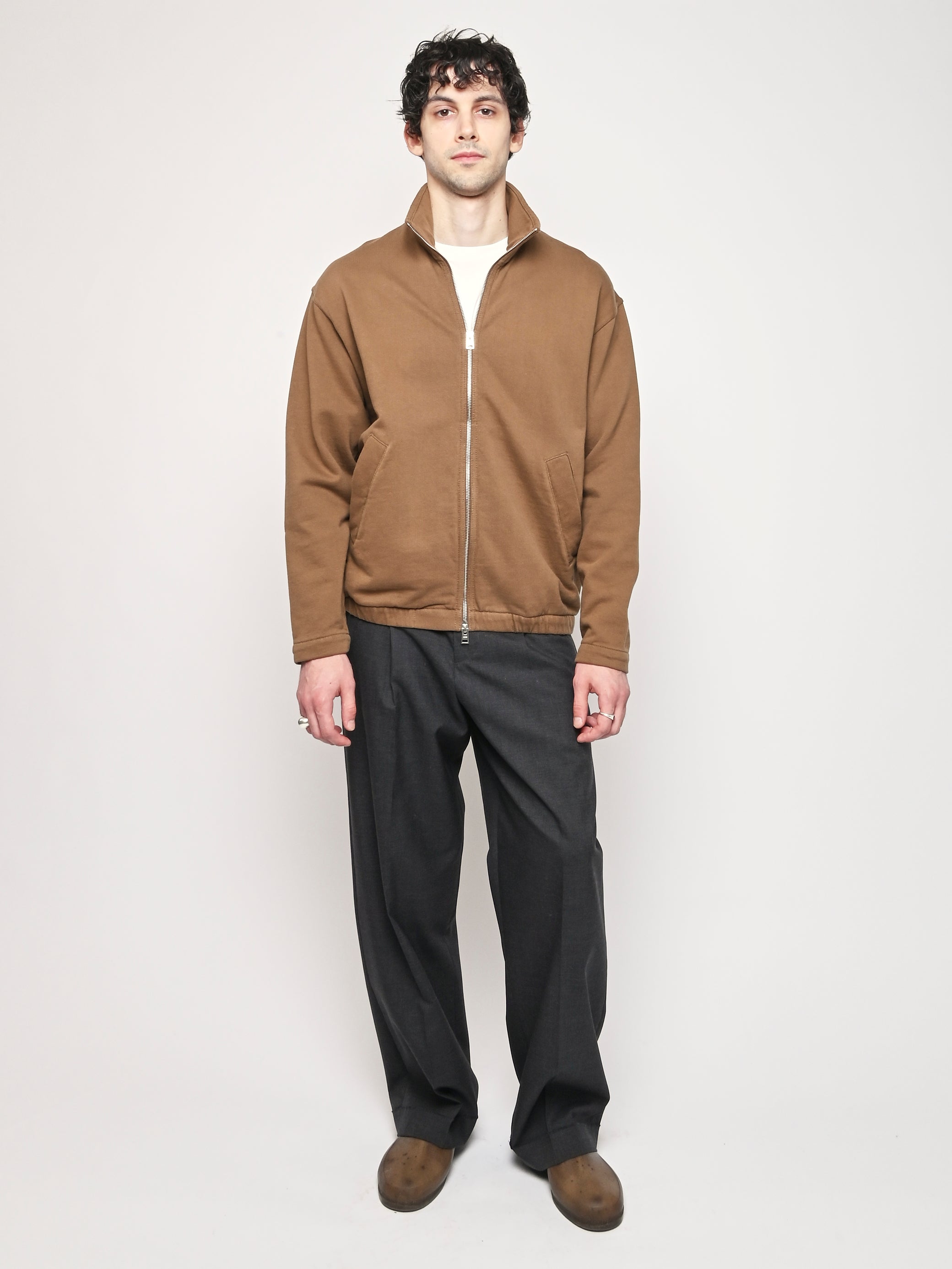 Norse Projects - Oak Bjorn Relaxed Organic Loopback Track Jacket