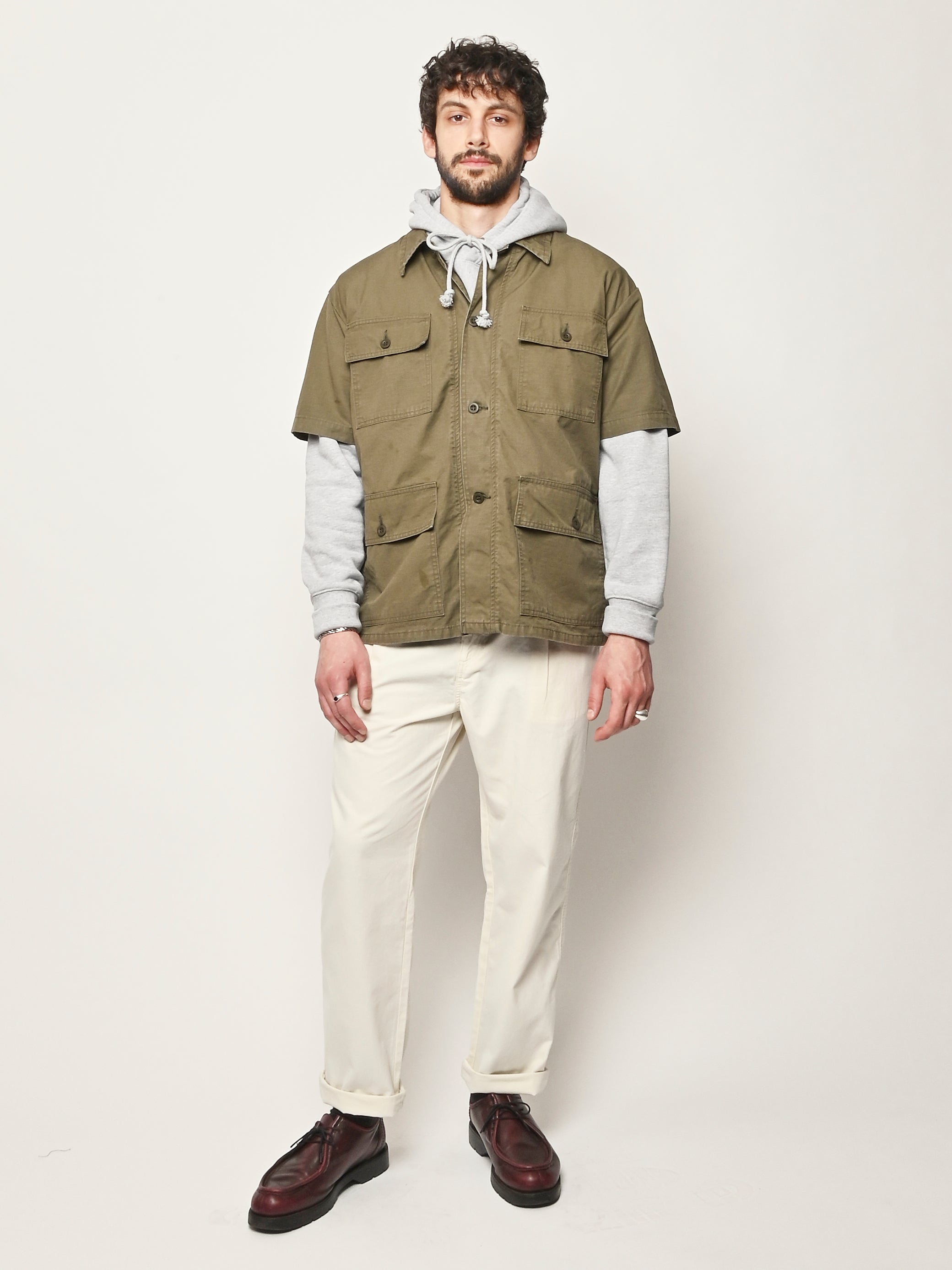 Orslow - Army Green Utility S/S Shirt Jacket – Frances May