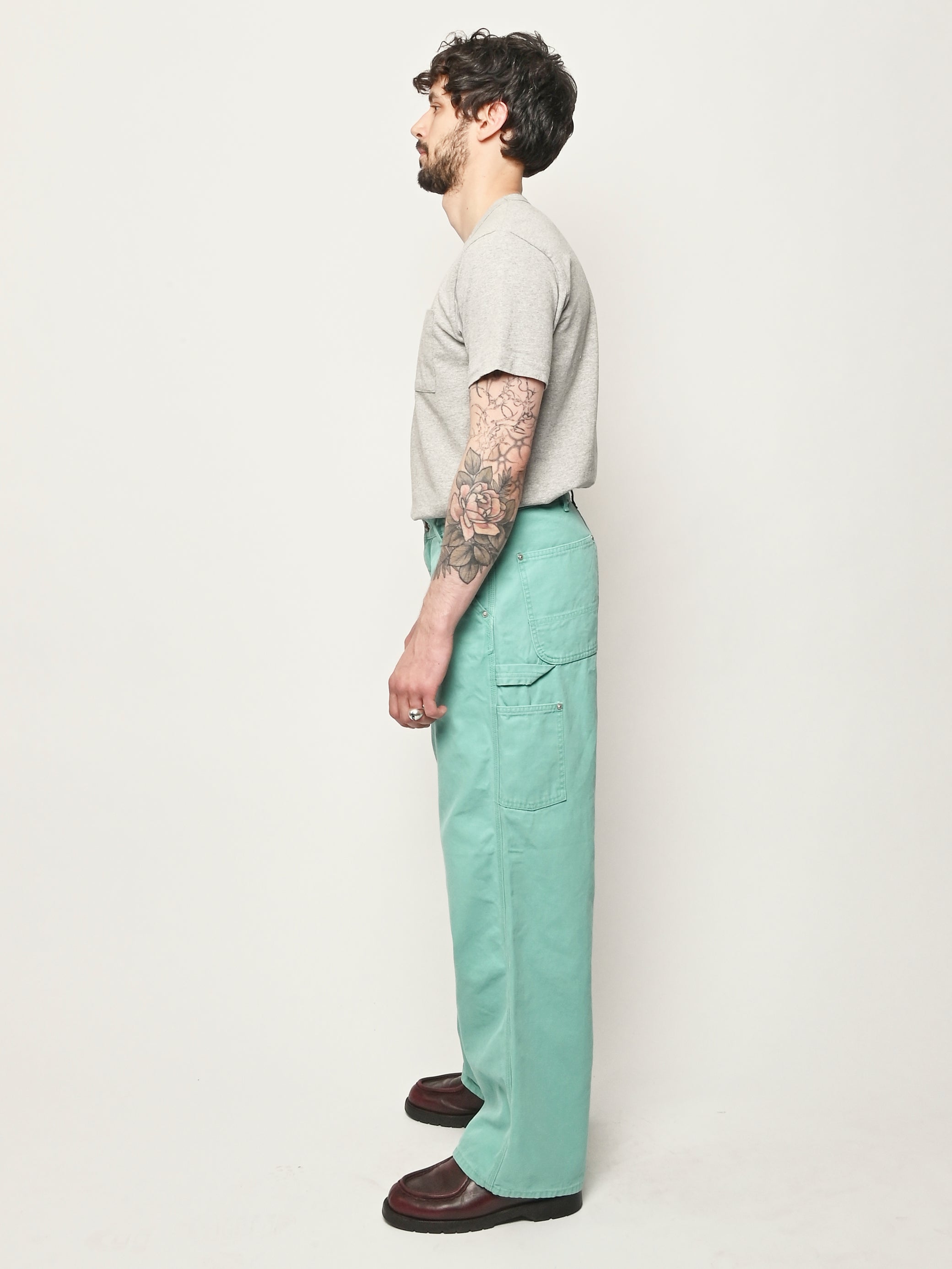 Orslow - Turquoise Dad's Fit Oxford Painter Pants – Frances May