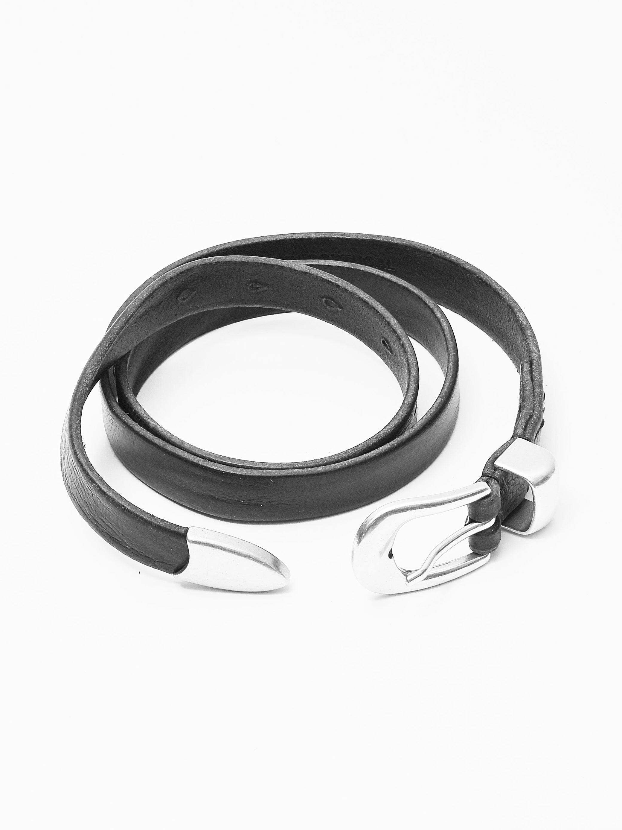 Our Legacy - Black Leather 2 CM Belt – Frances May