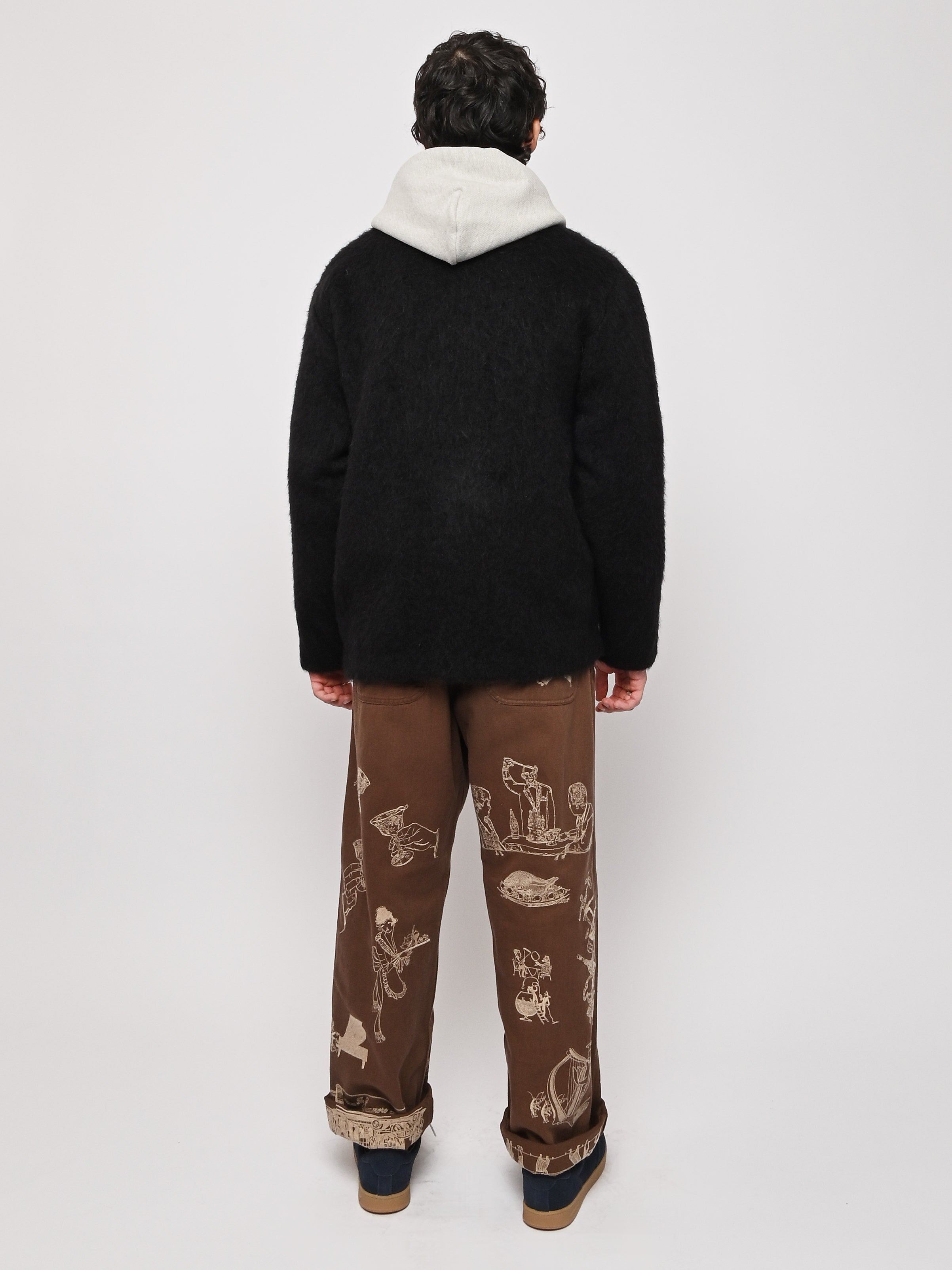 トップス OUR LEGACY Cardigan \"BLACK MOHAIR\" Our Legacy - Black Mohair Cardigan – Frances May