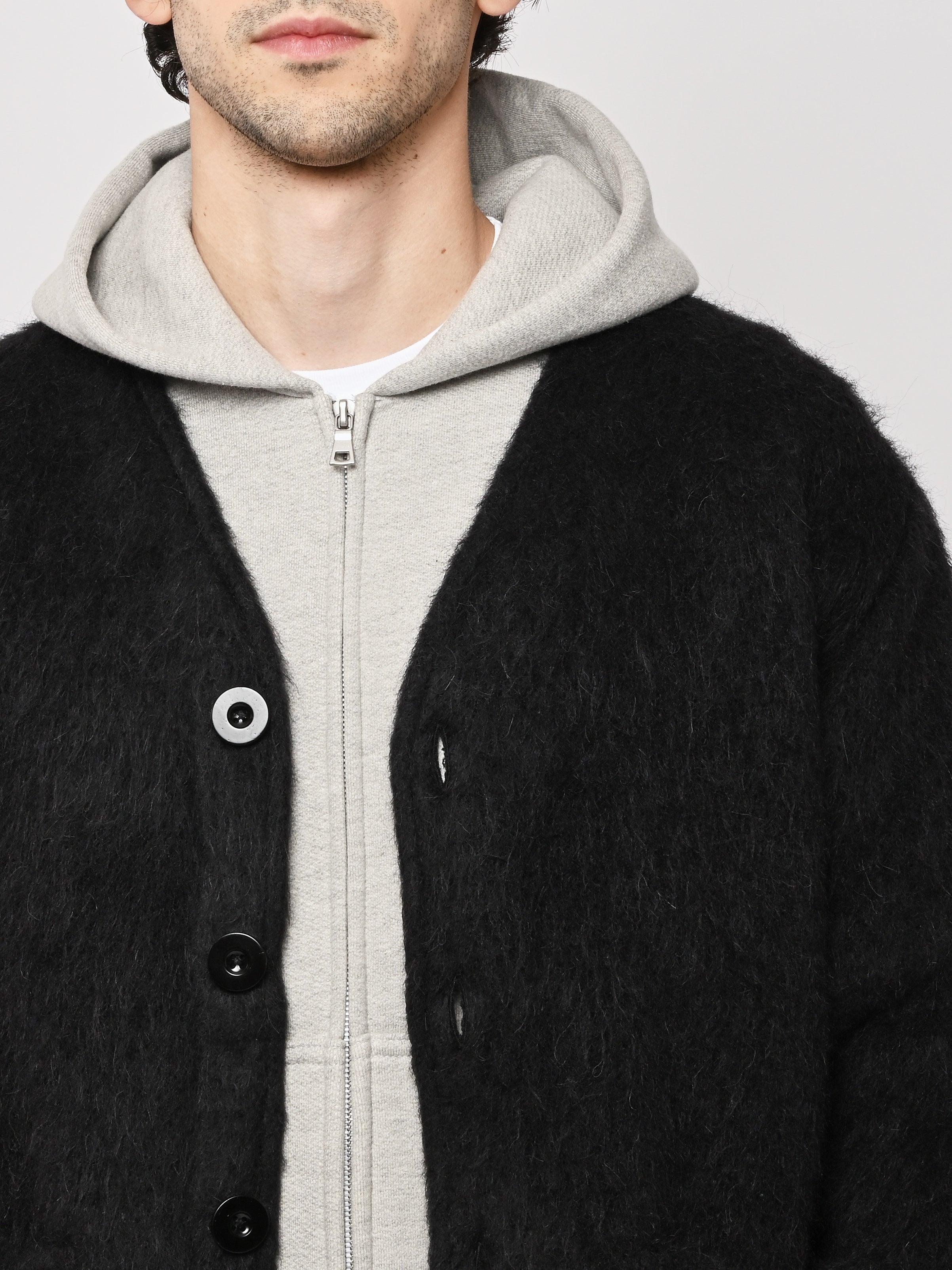 Our Legacy - Black Mohair Cardigan – Frances May