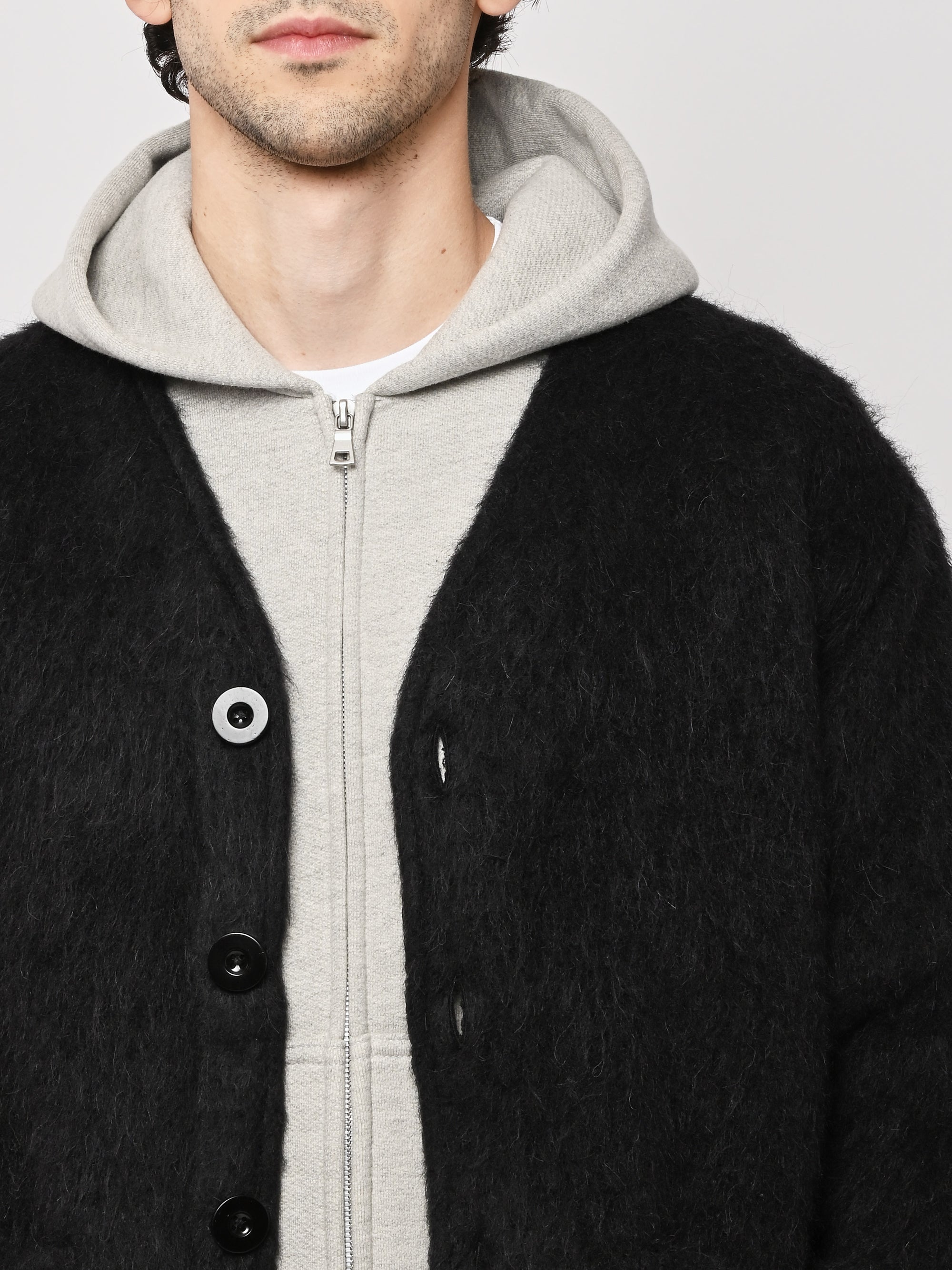 Our Legacy - Black Mohair Cardigan – Frances May