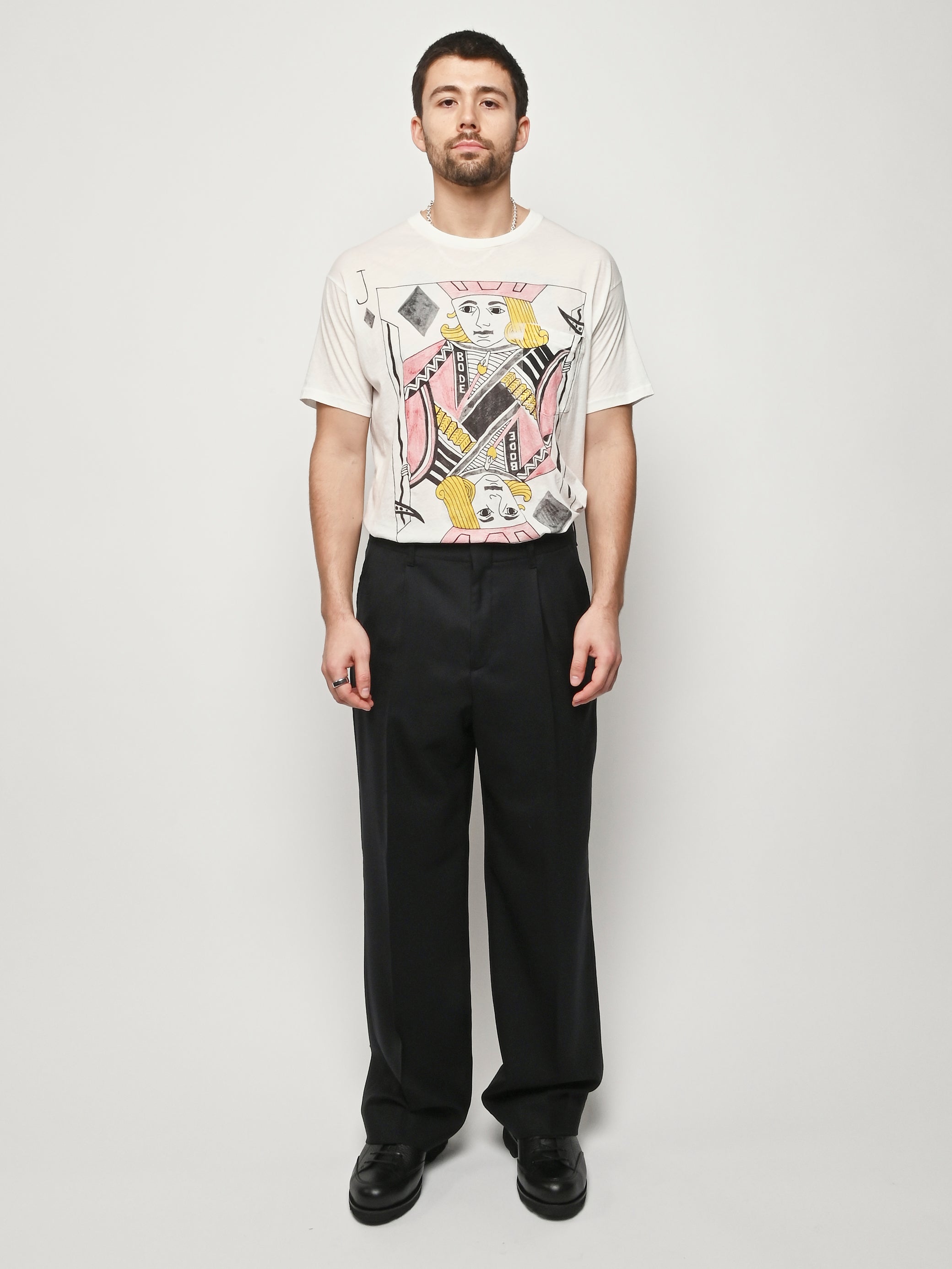 OUR LEGACY　BORROWED CHINO　Black Panama our-legacy-black-panama-wool-