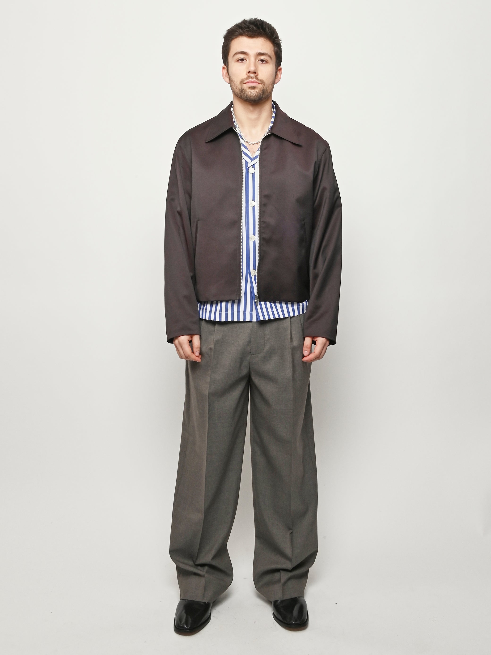 Our Legacy - Crushed Grape Formflex Weave Mini Jacket – Frances May