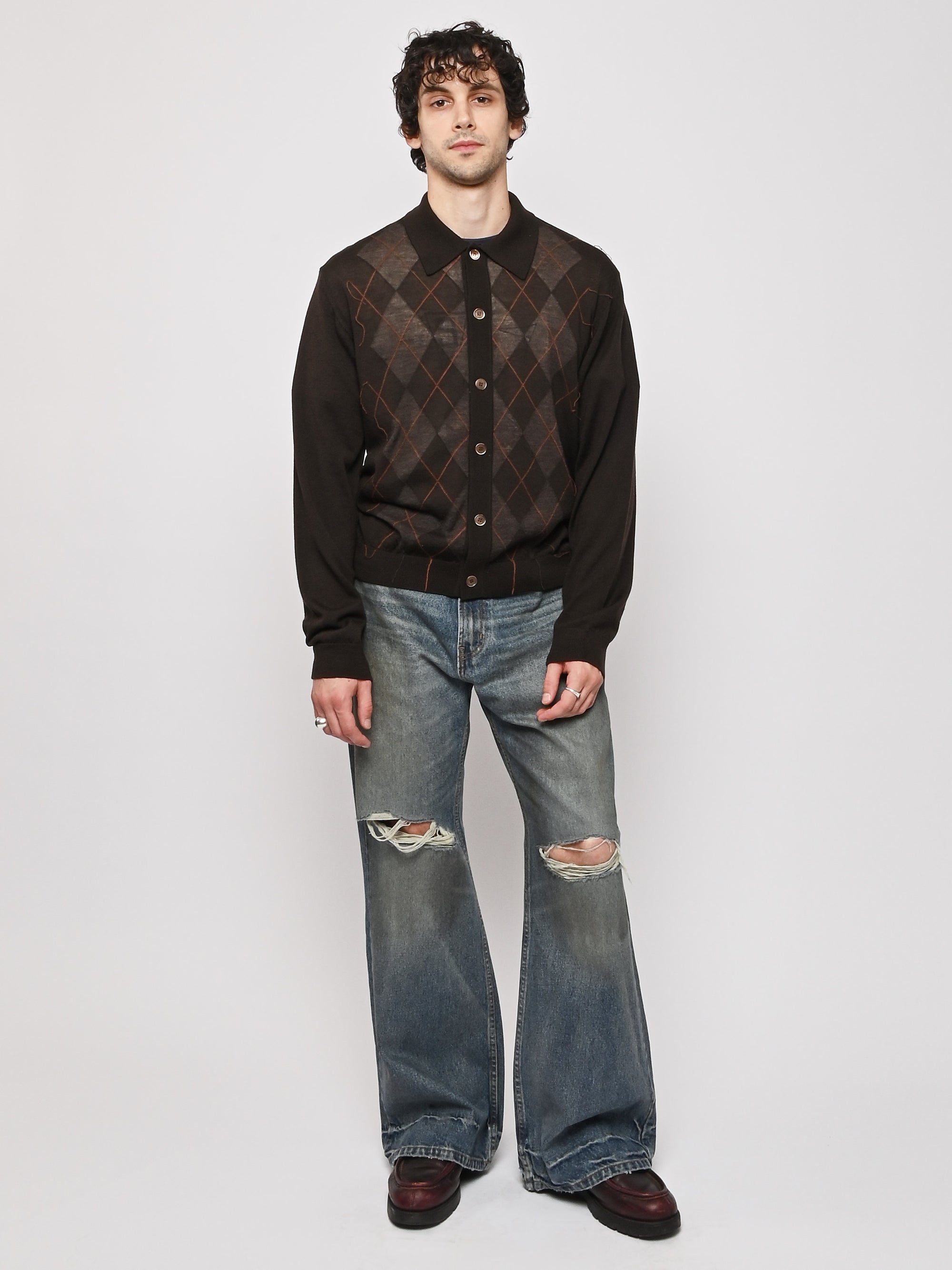 Our Legacy - Pub Argyle Fine Wool Evening Polo – Frances May