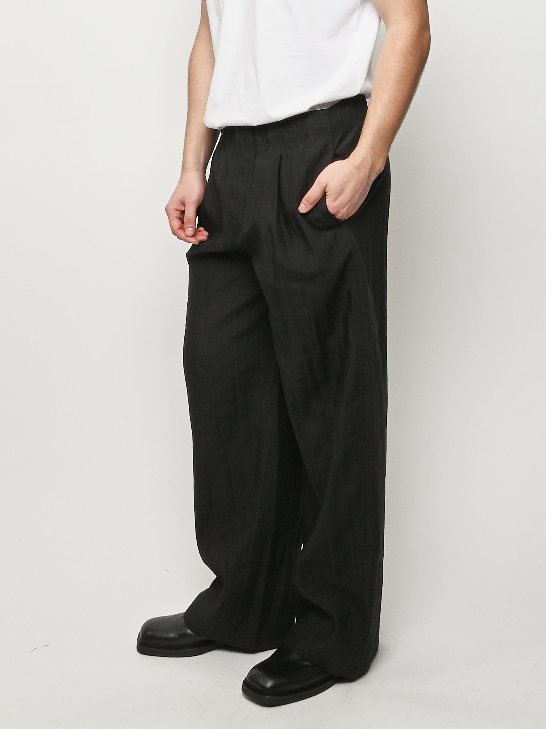 our-legacy-soot-black-techflax