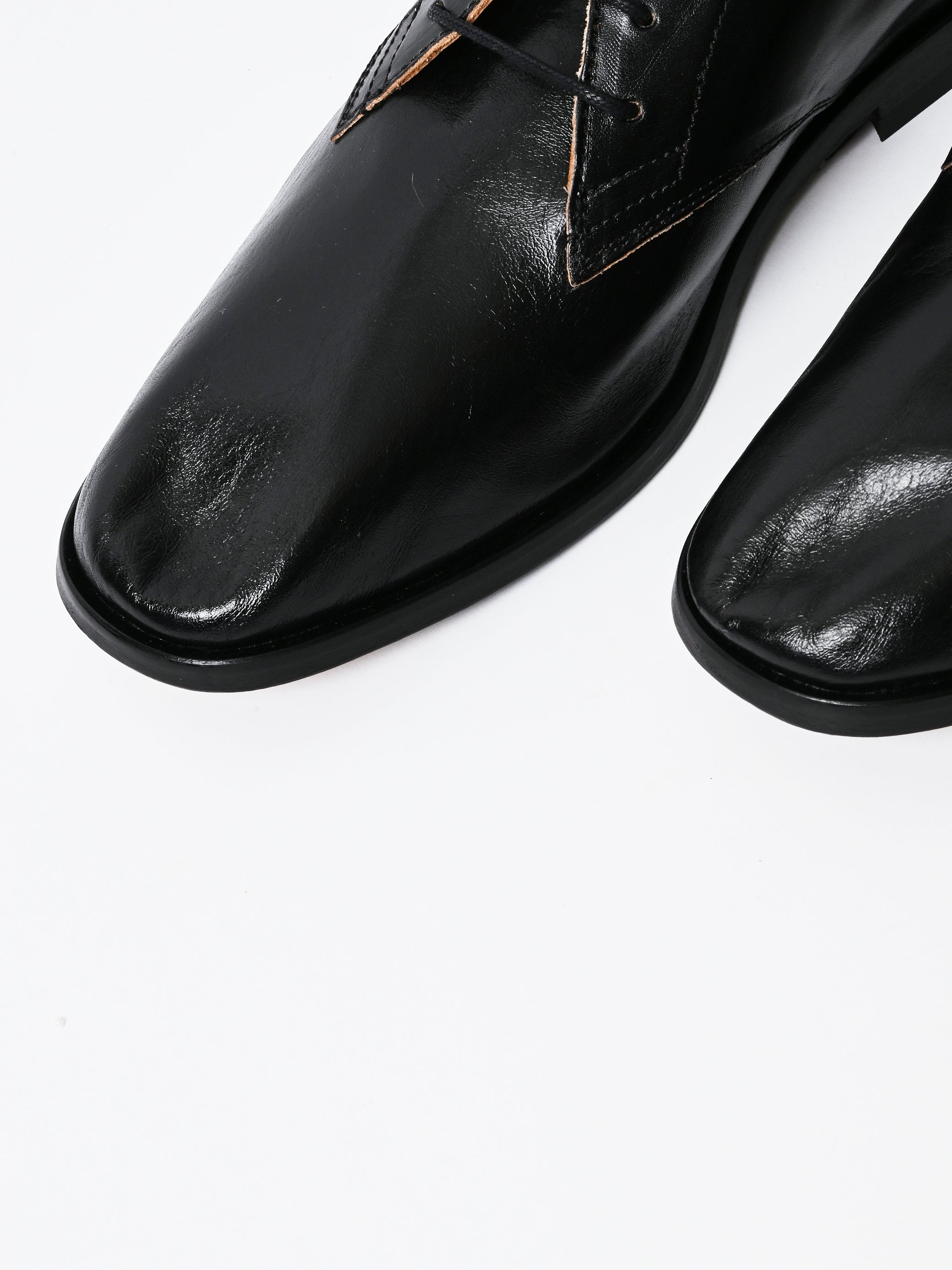 Our Legacy - True Dye Black Leather Collapsing Consultant