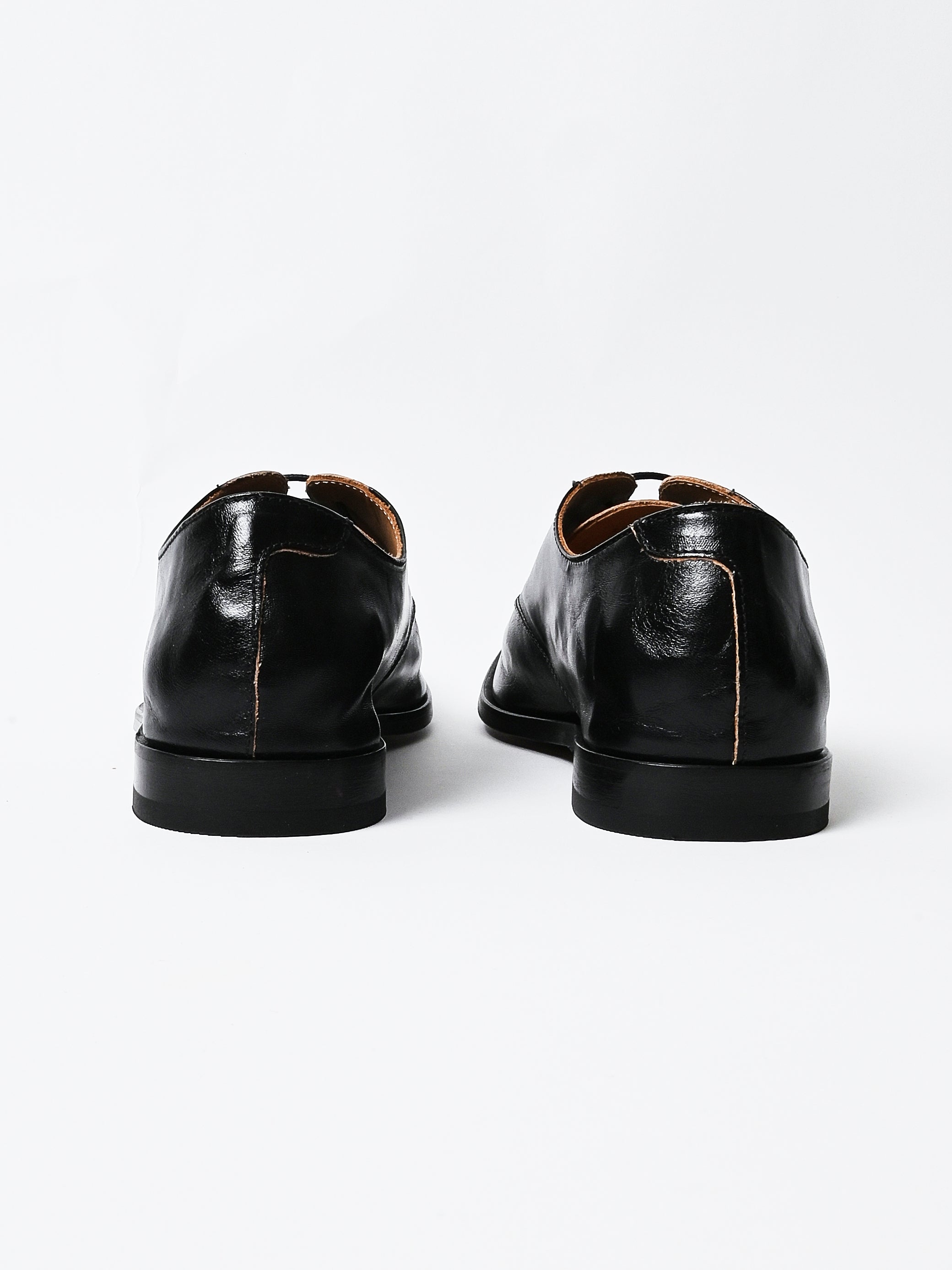 Our Legacy - True Dye Black Leather Collapsing Consultant