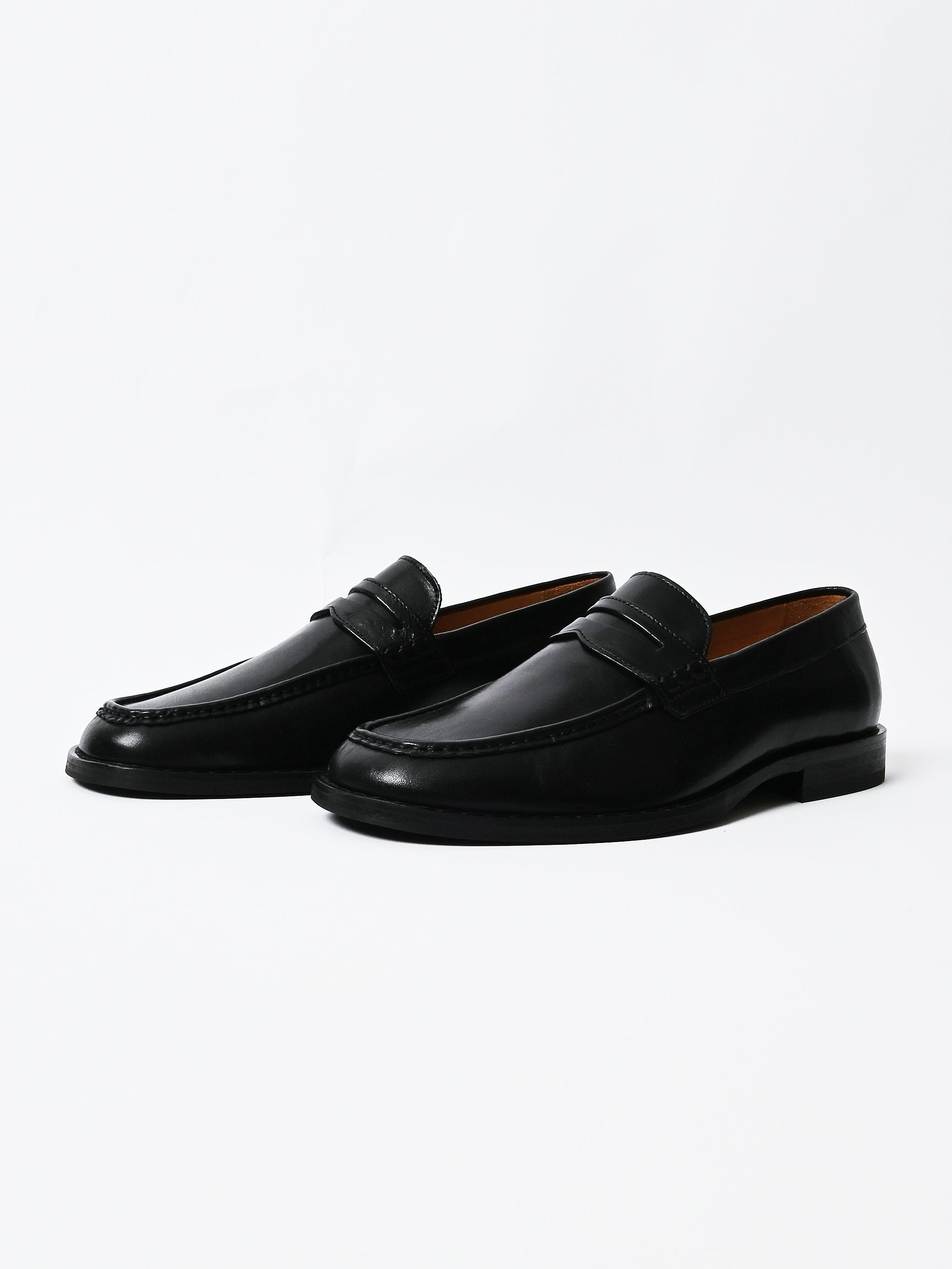 Our Legacy - True Dyed Black Leather Light Loafer – Frances May