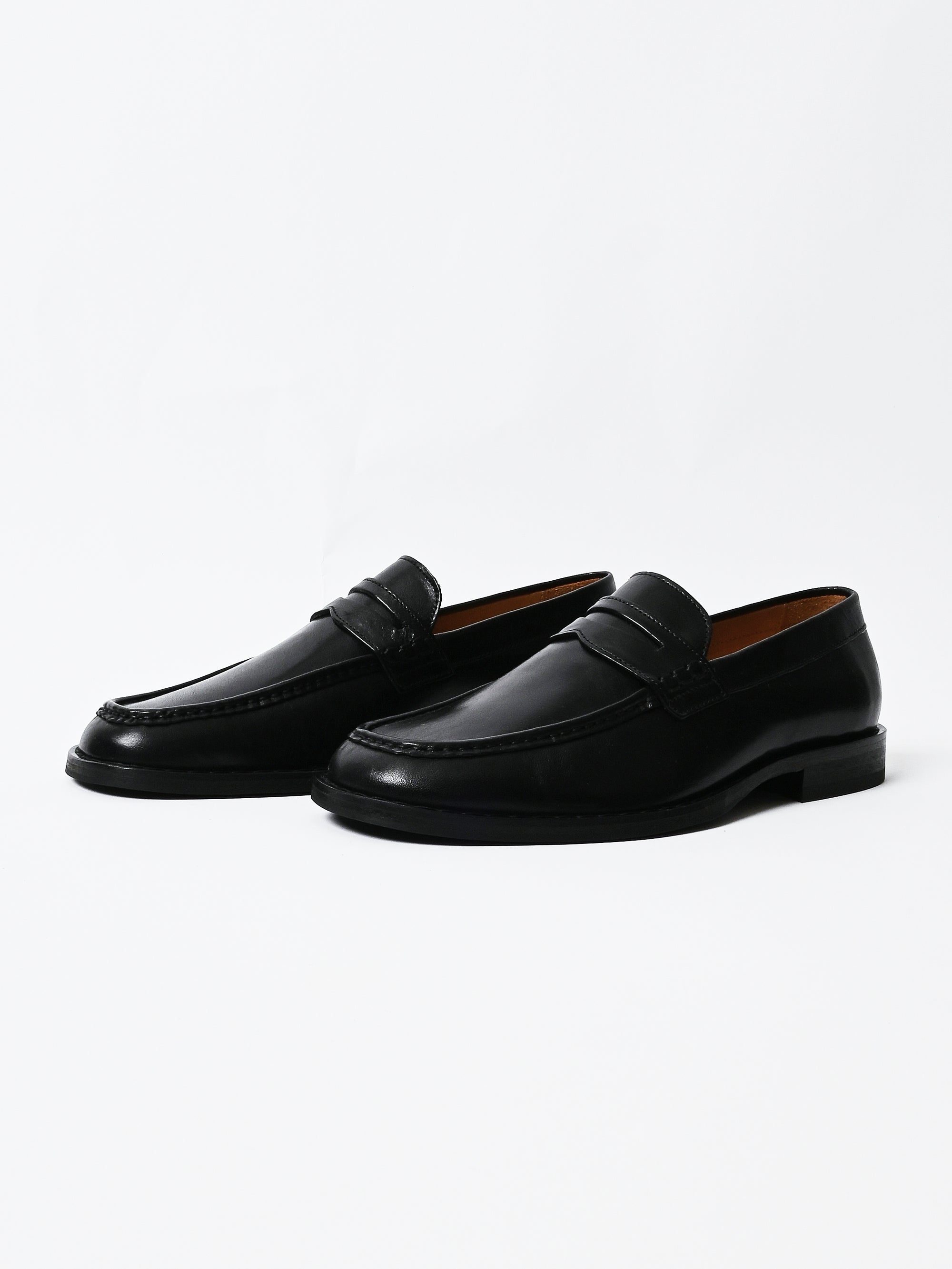 Our Legacy - True Dyed Black Leather Light Loafer Frances May Our Legacy - True Dyed Black Leather Light Loafer Frances May