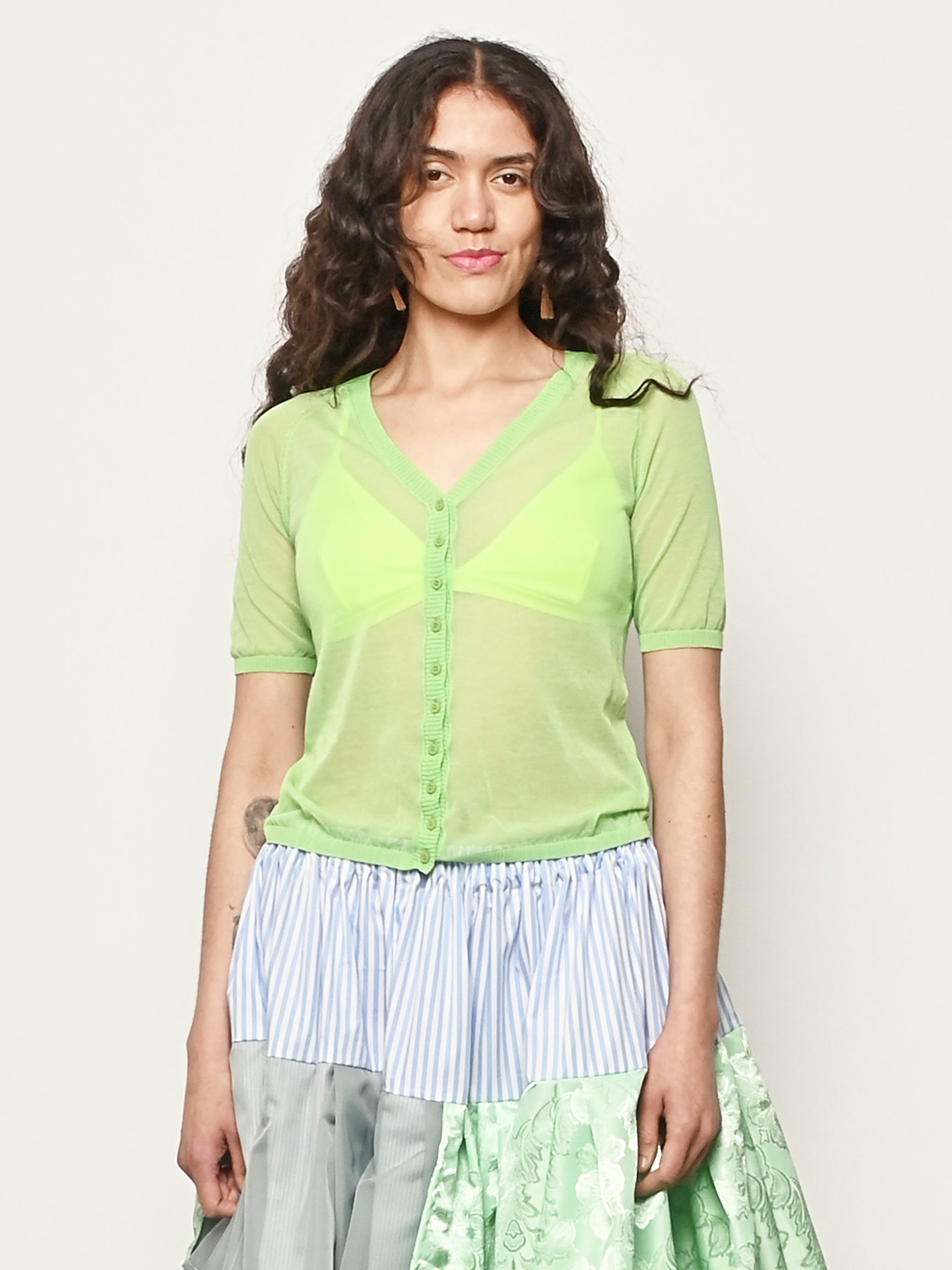 Paloma Wool - Green Nice Cardigan – Frances May