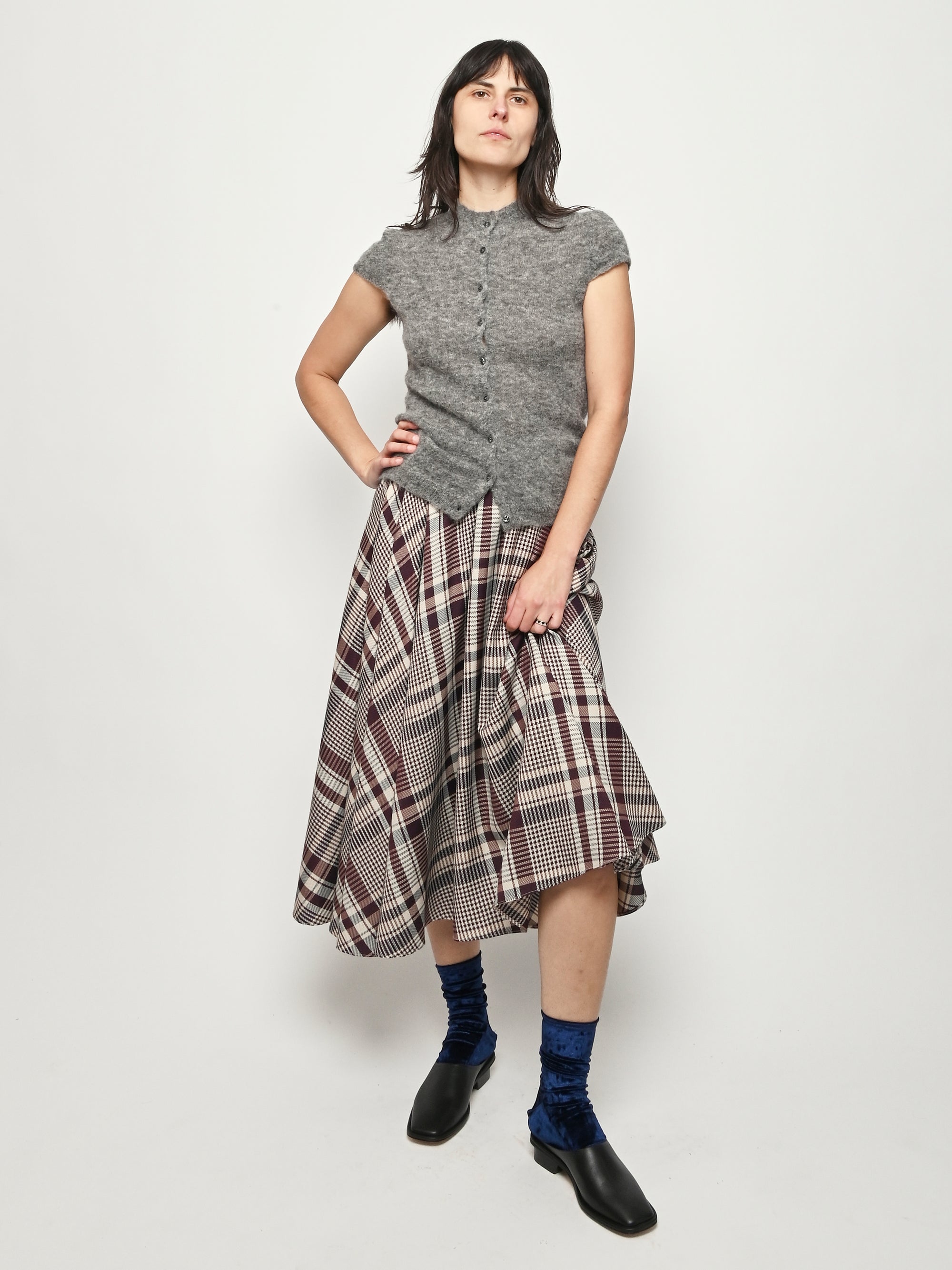 Paloma Wool - Grey Refian S/S Cardigan – Frances May